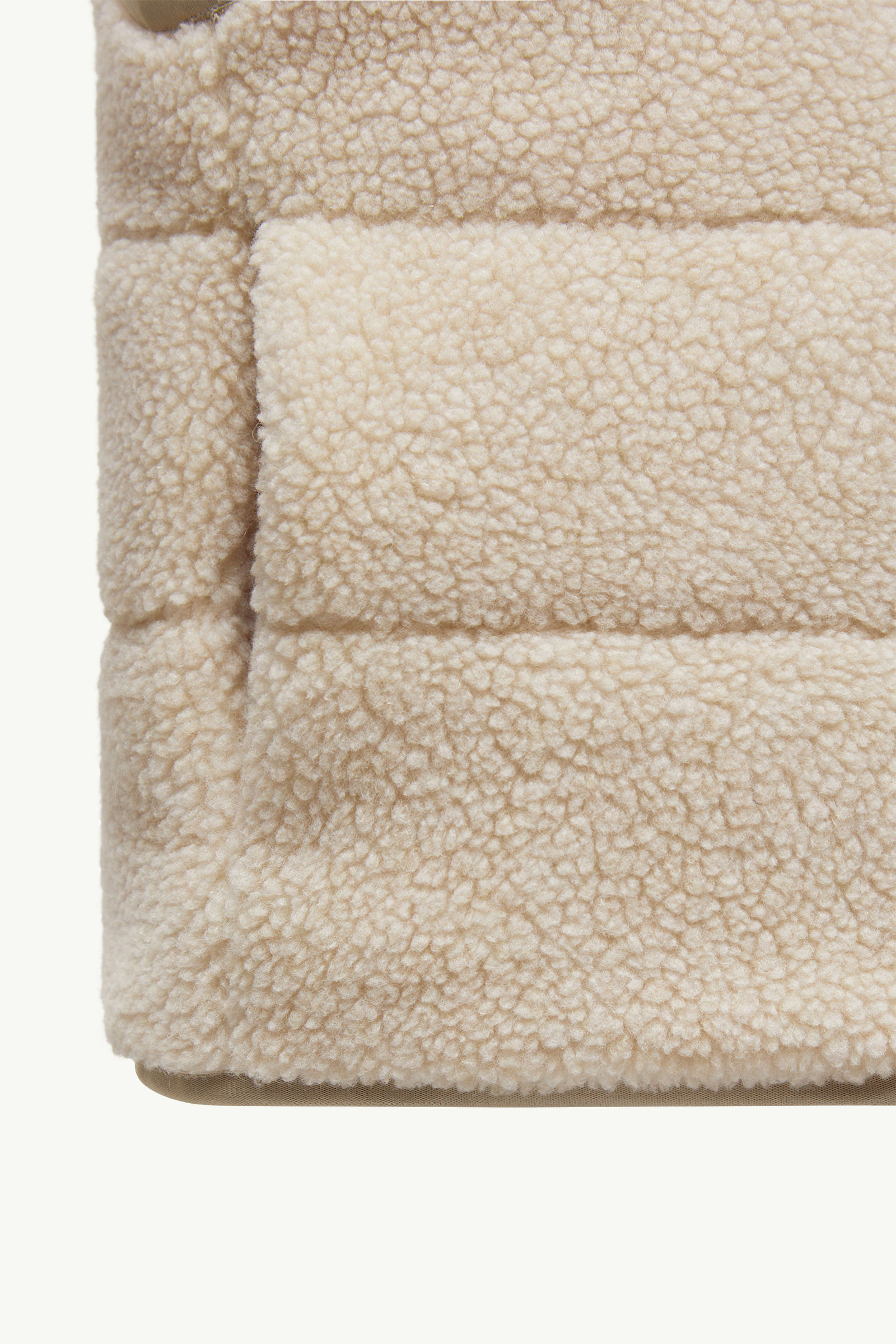 Tib wattierte Teddy-Weste Jungen Hellbeige Moncler 4