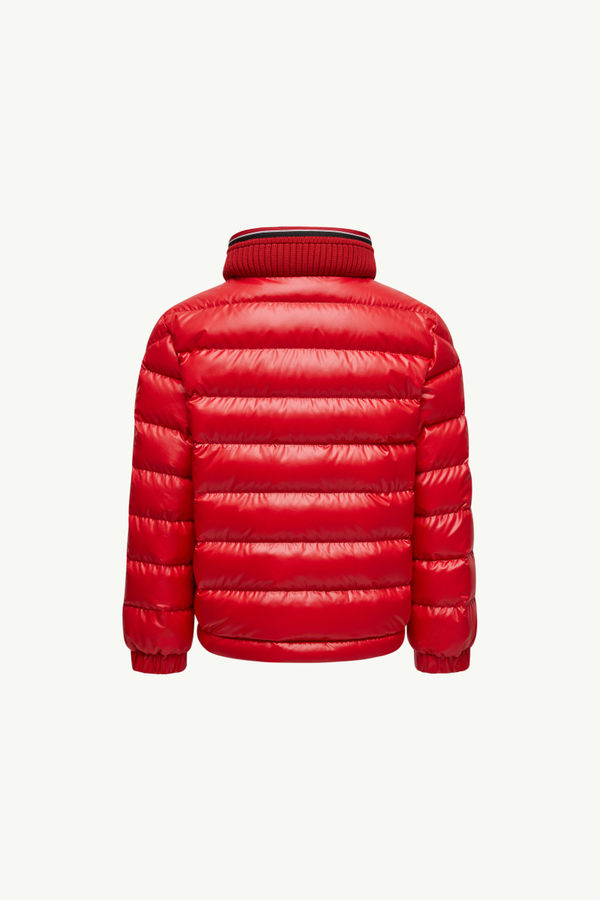 Brendann Hooded Down Jacket Boy Red Moncler 3
