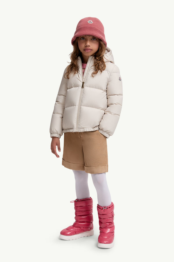 Doudoune à capuche Cascar Fille Blanc Ivoire Moncler 1