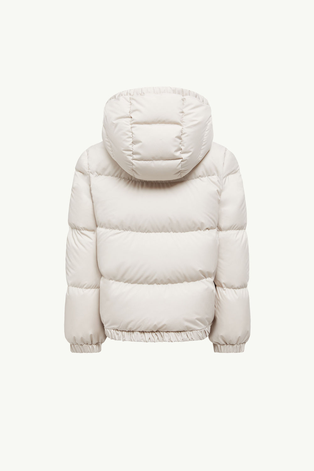 Cascar Hooded Down Jacket Girl White Ivory Moncler 3