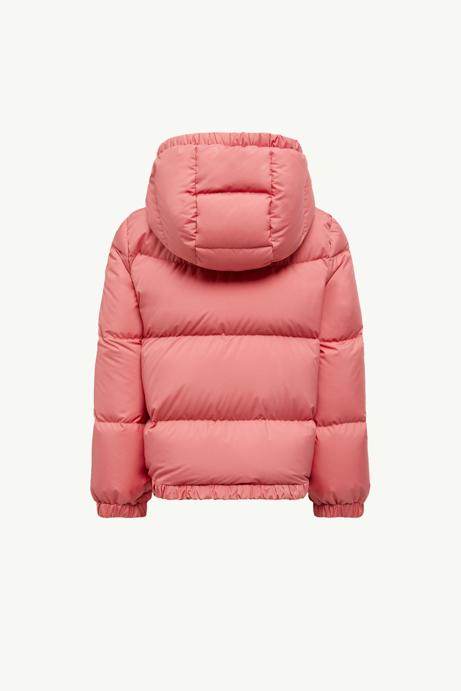 Cascar Hooded Down Jacket Girl Peach Pink Moncler 2