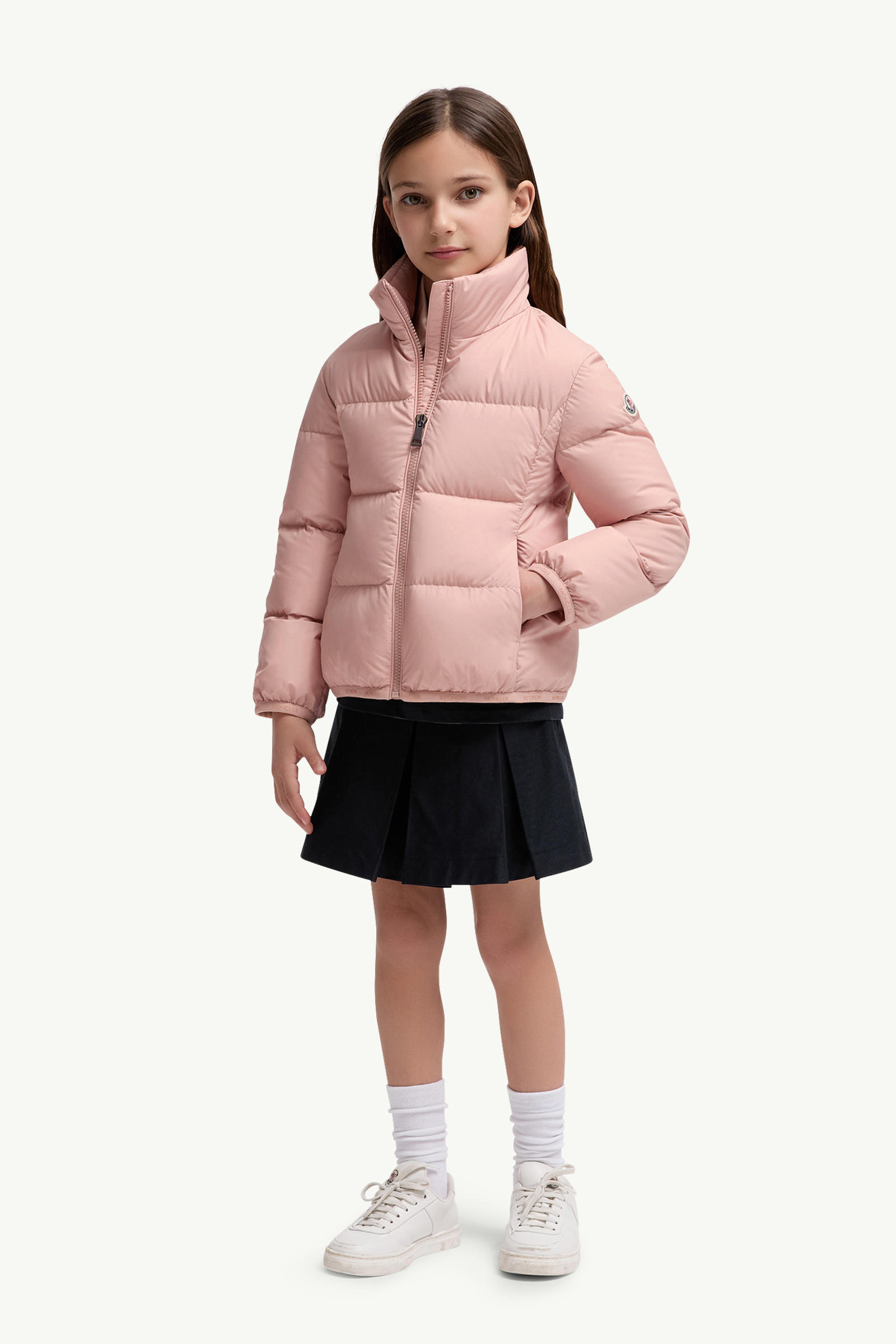 Cermasa Down Jacket Girl Coral Pink Moncler 1