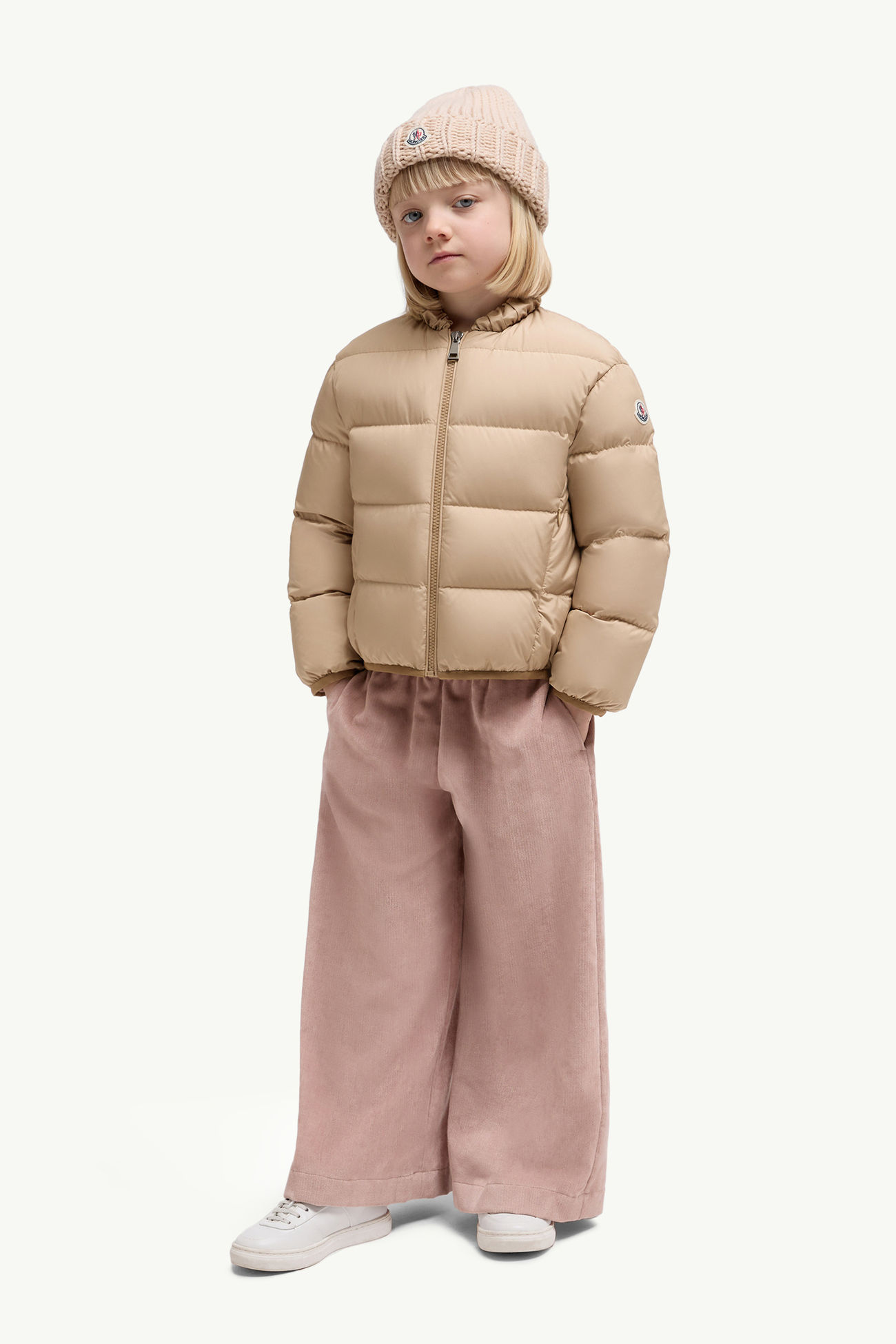 Oraダウンジャケット ガールズ ベージュ Moncler 1