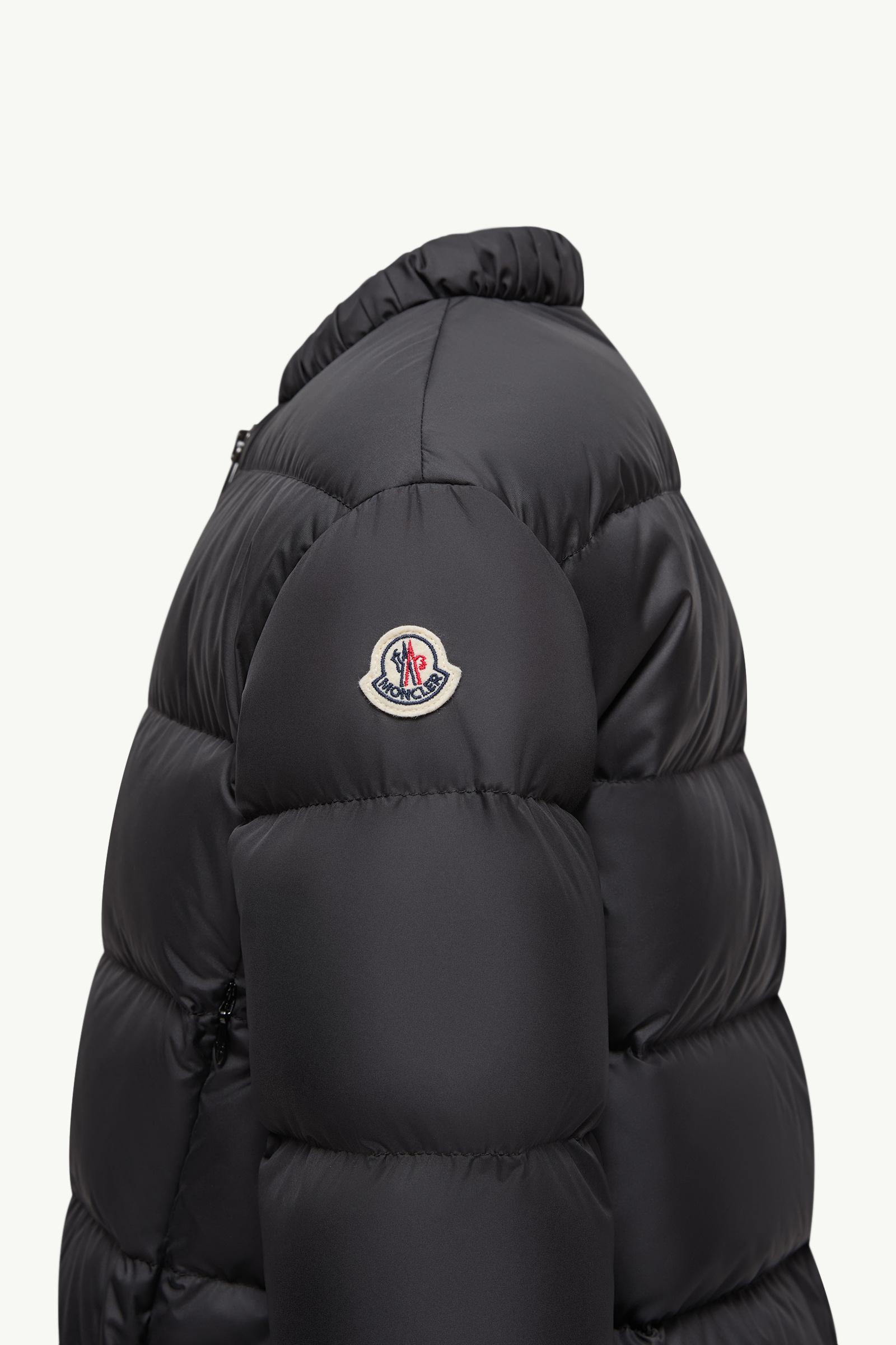 Ora Down Bomber Jacket Girl Black Moncler 1