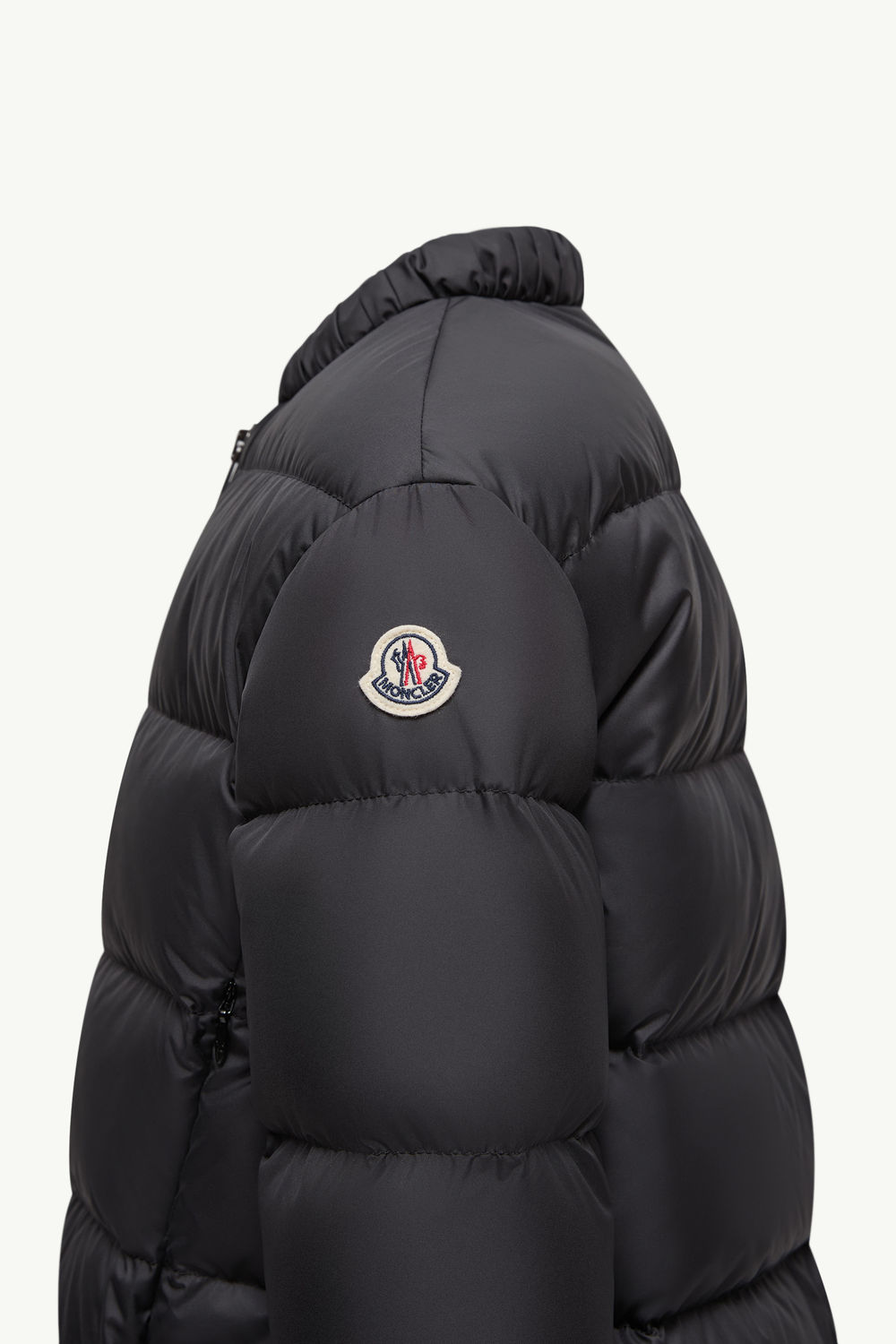 Ora Down Bomber Jacket Girl Black Moncler 1