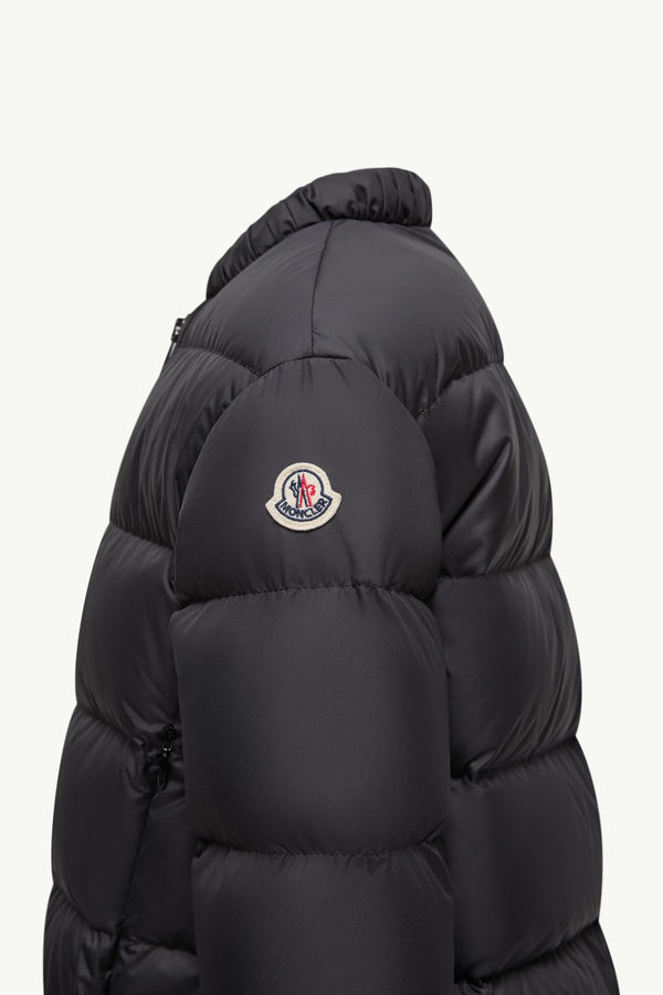 Ora Down Bomber Jacket Girl Black Moncler 1