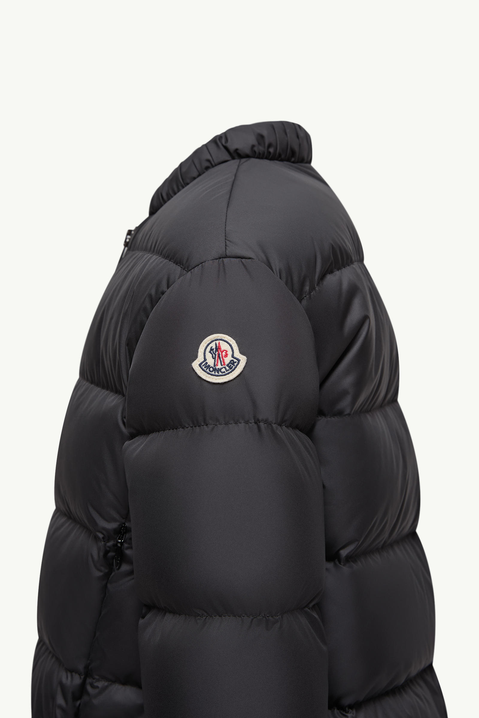 Ora Down Bomber Jacket Girl Black Moncler 1