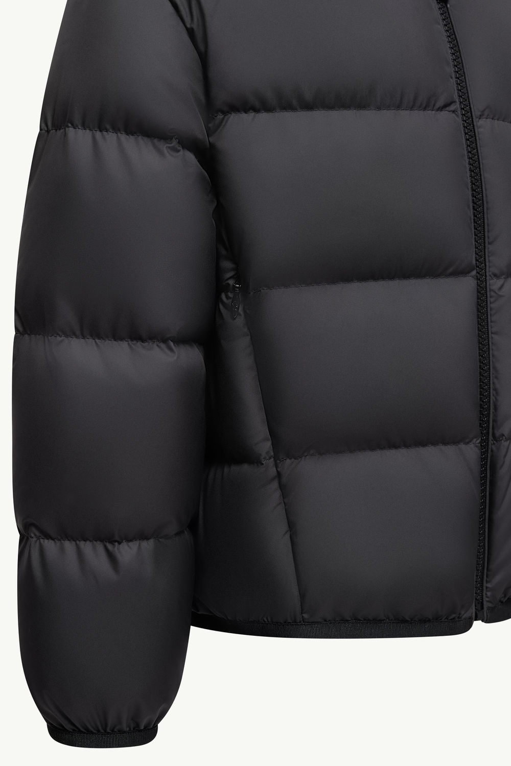 Ora Down Bomber Jacket Girl Black Moncler 3