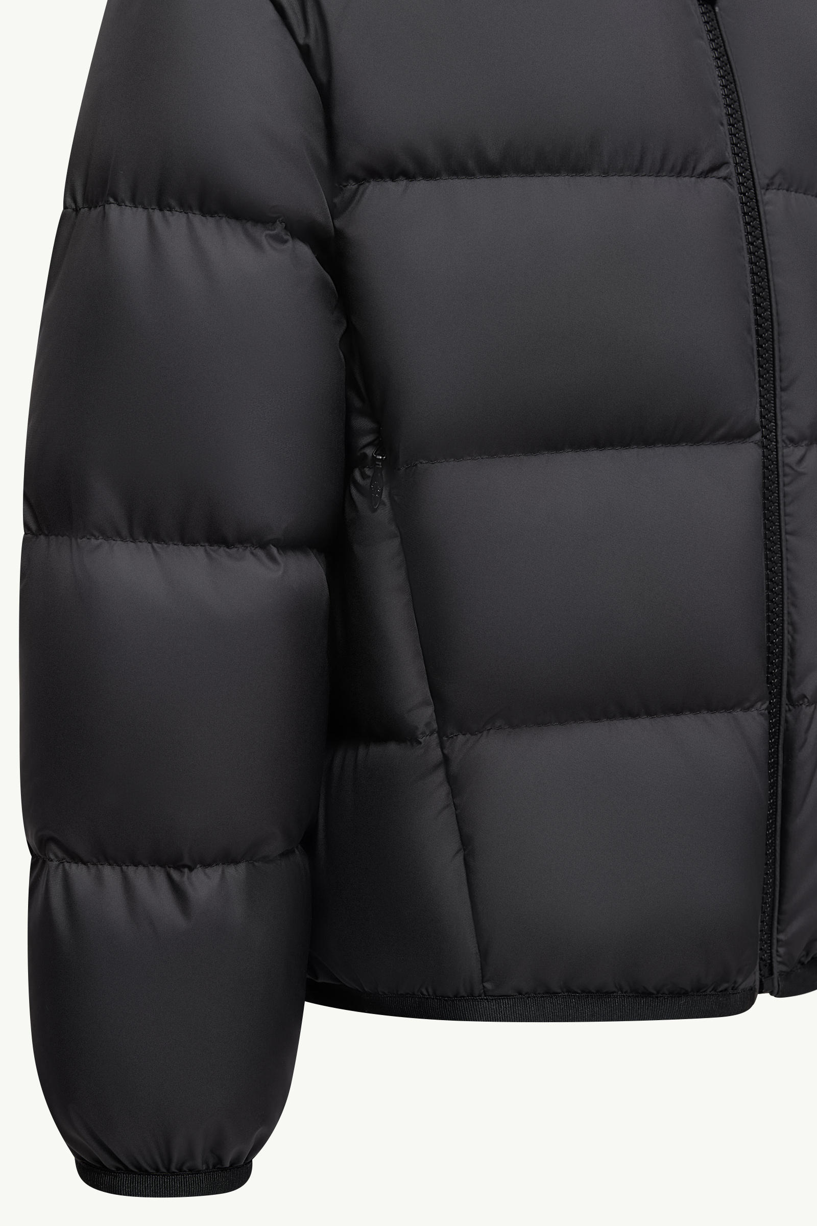 Ora Down Bomber Jacket Girl Black Moncler 3