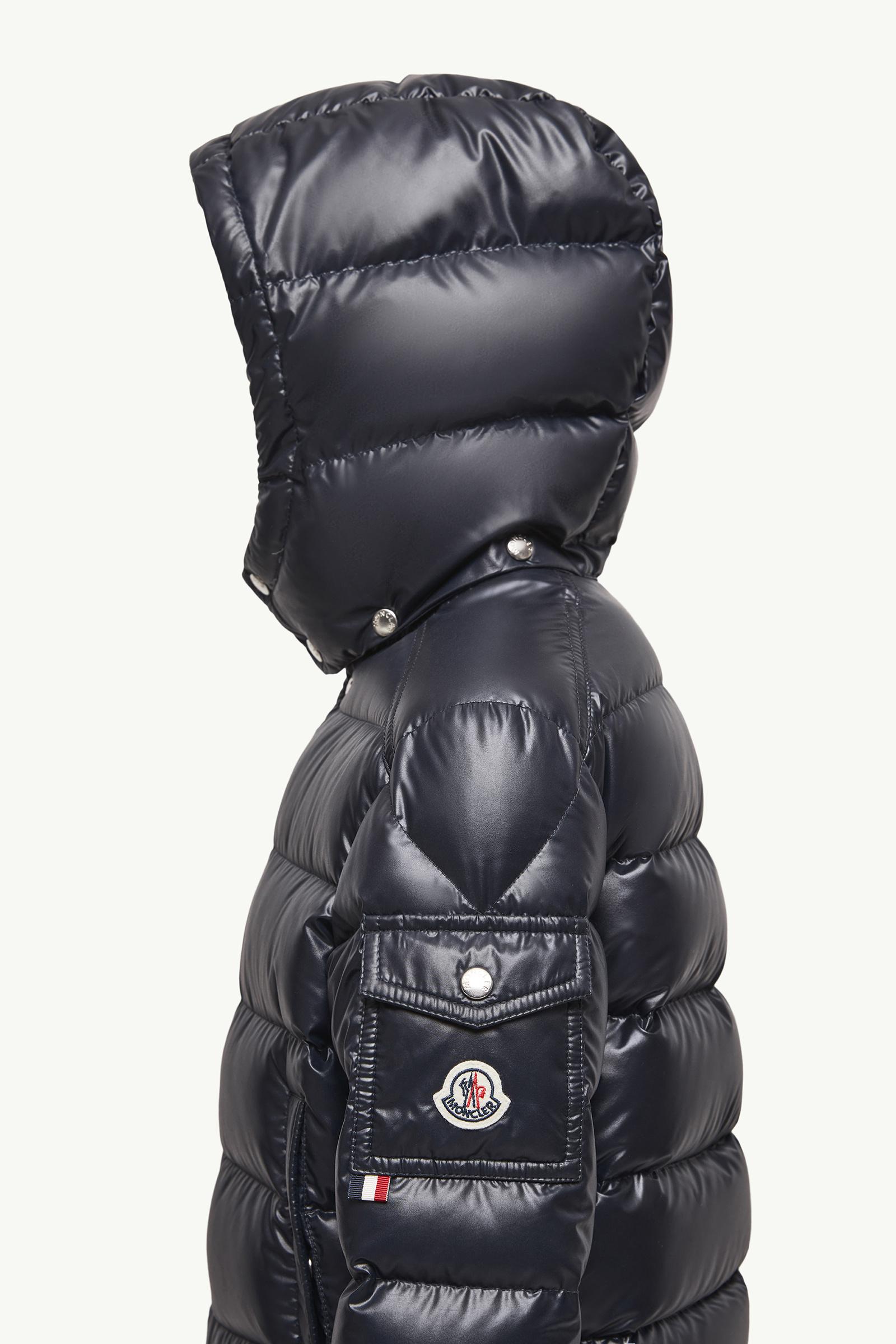 Navy Blue Manaem Hooded Down Jacket - Down Jackets & Vests for