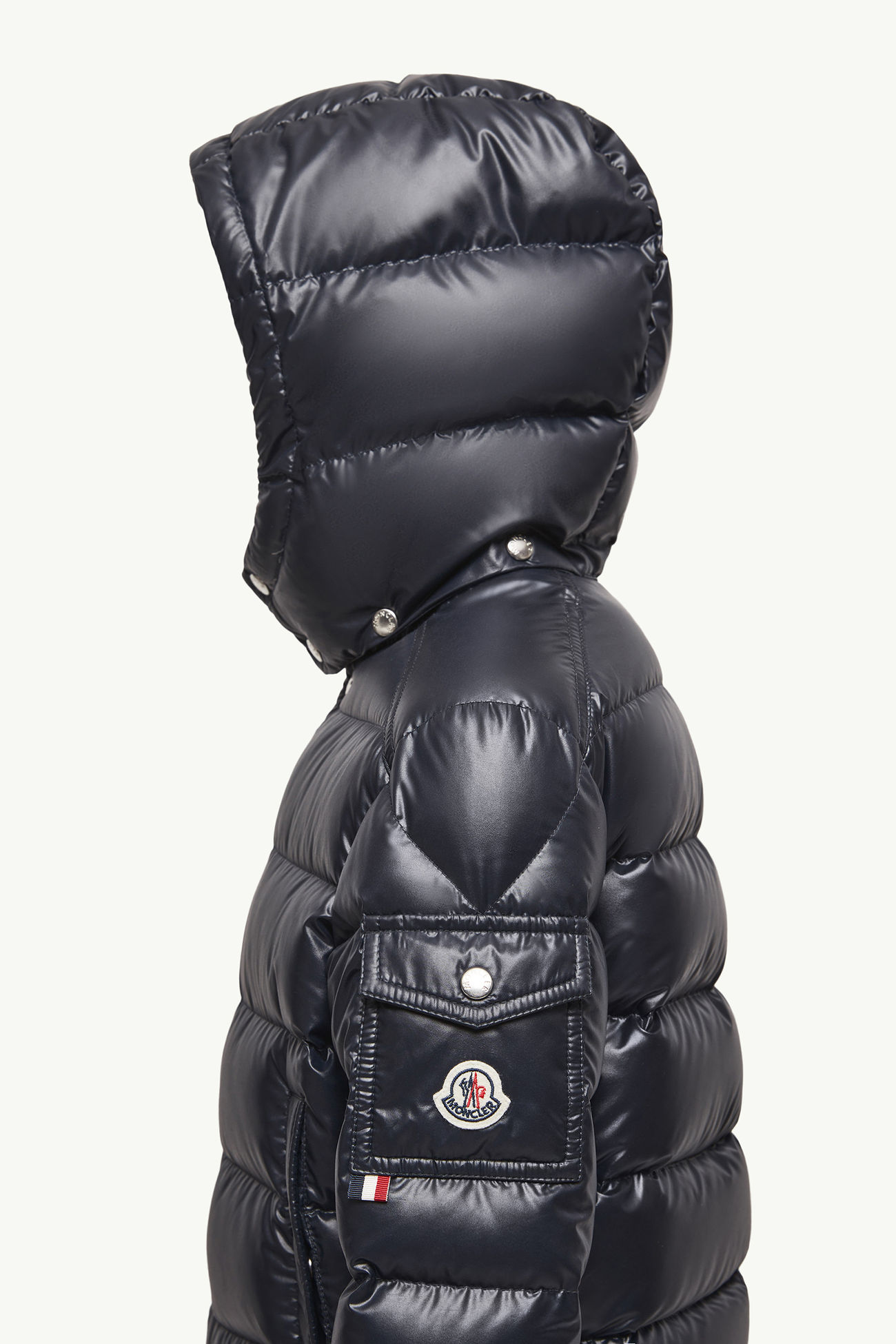 Plumífero con capucha Manaem Niño Azul marino Moncler 2