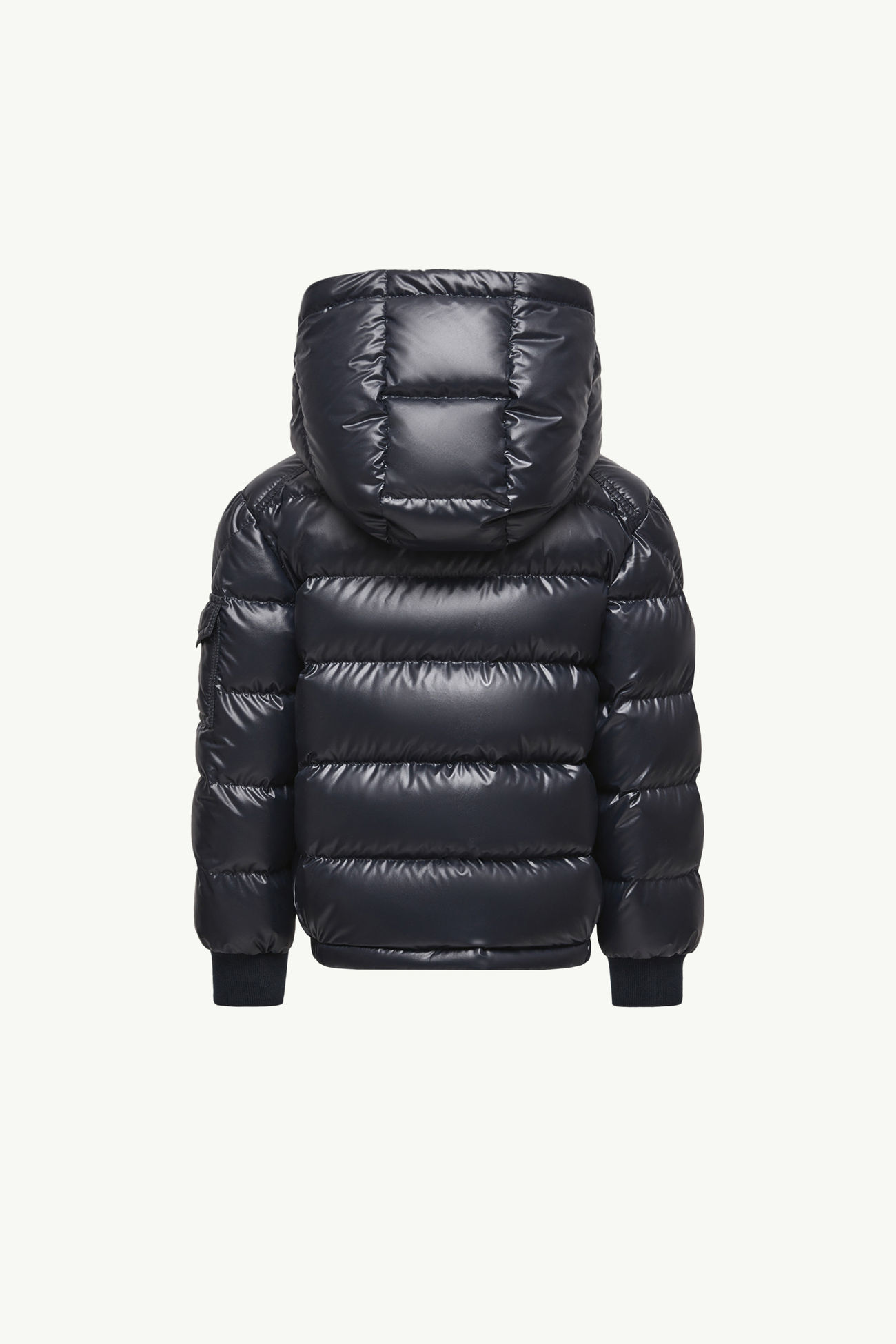Plumífero con capucha Manaem Niño Azul marino Moncler 3