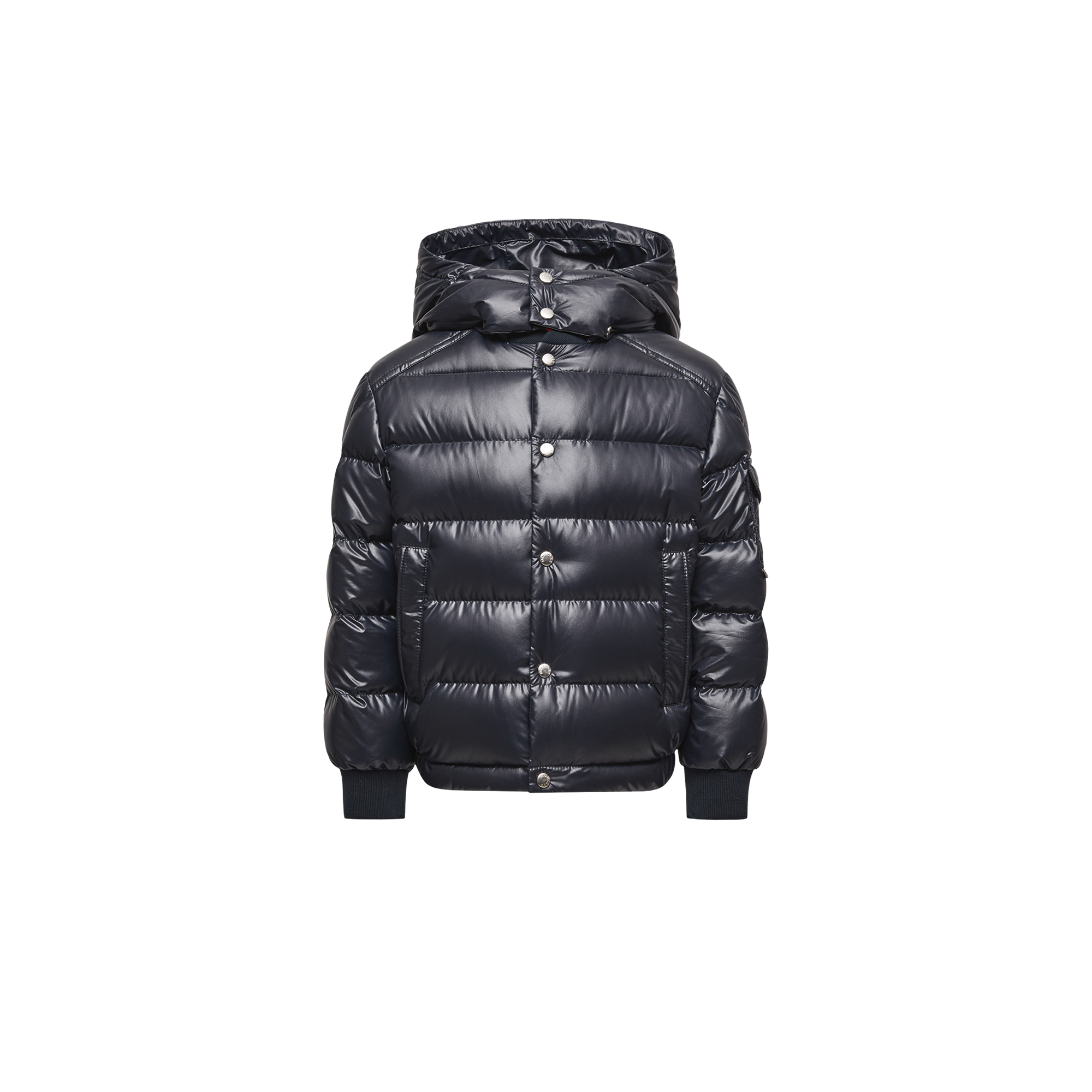 Moncler  Manaem Hooded Down Jacket for Boys in Blue, Size: 10Y