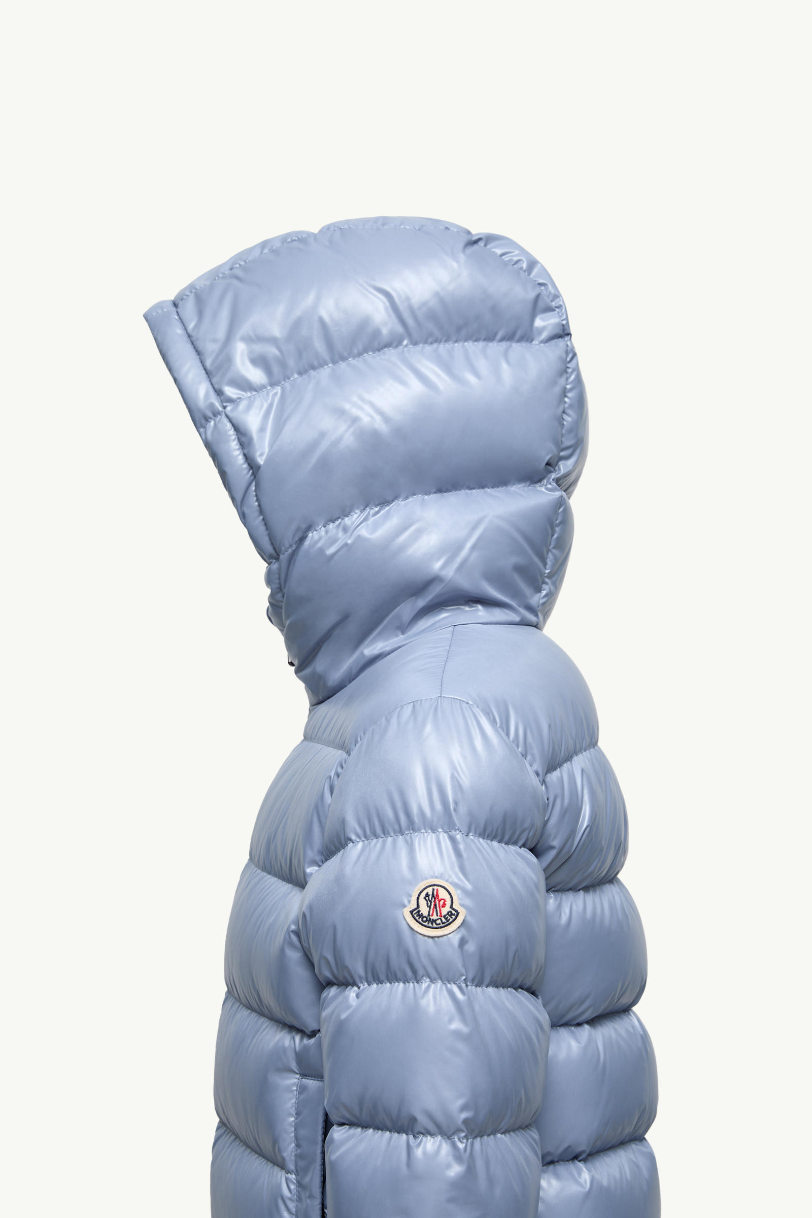 New Aubert Hooded Down Jacket Boy Light Blue Moncler 2