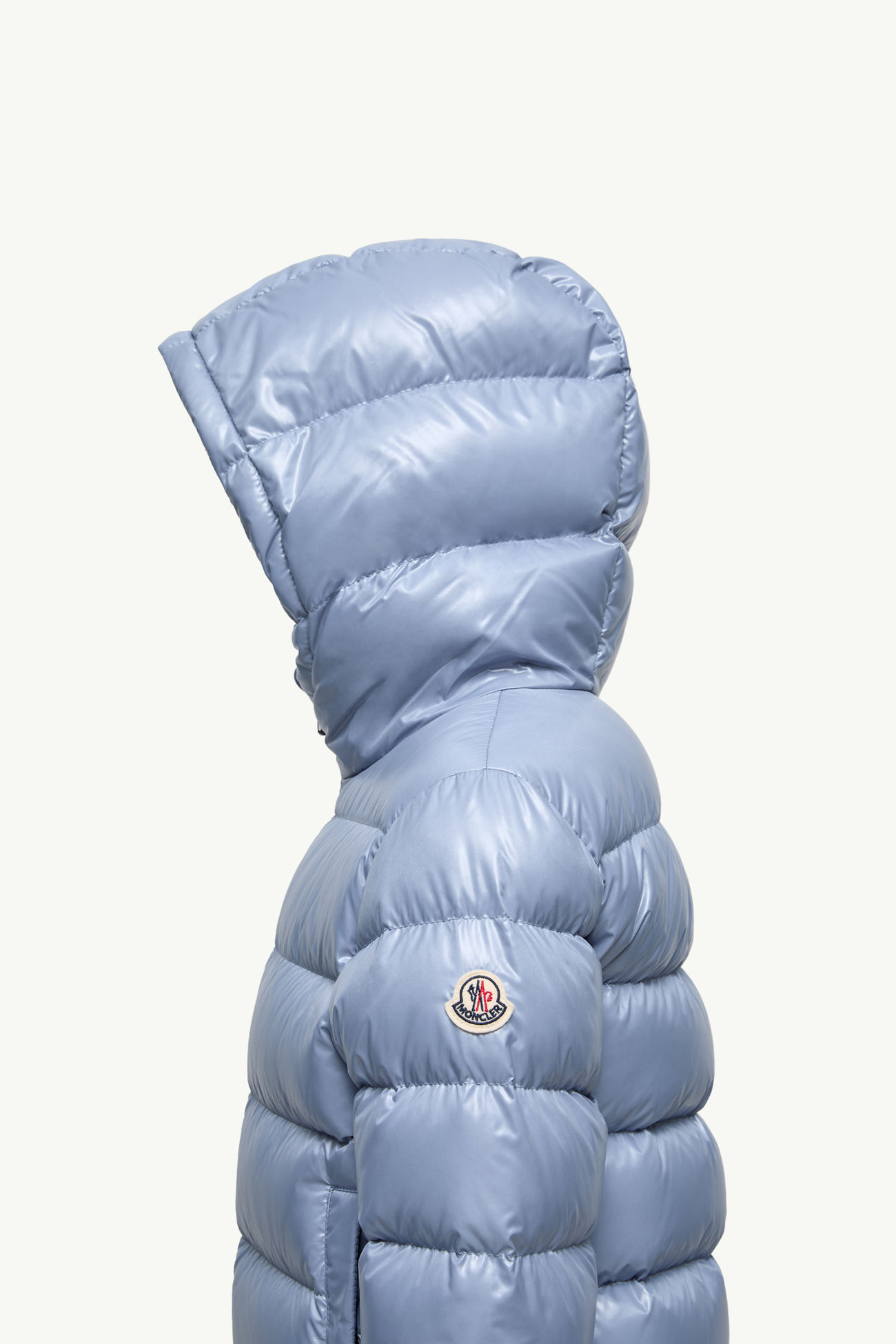 New Aubert連帽羽絨外套 男童 淺藍色 Moncler 2