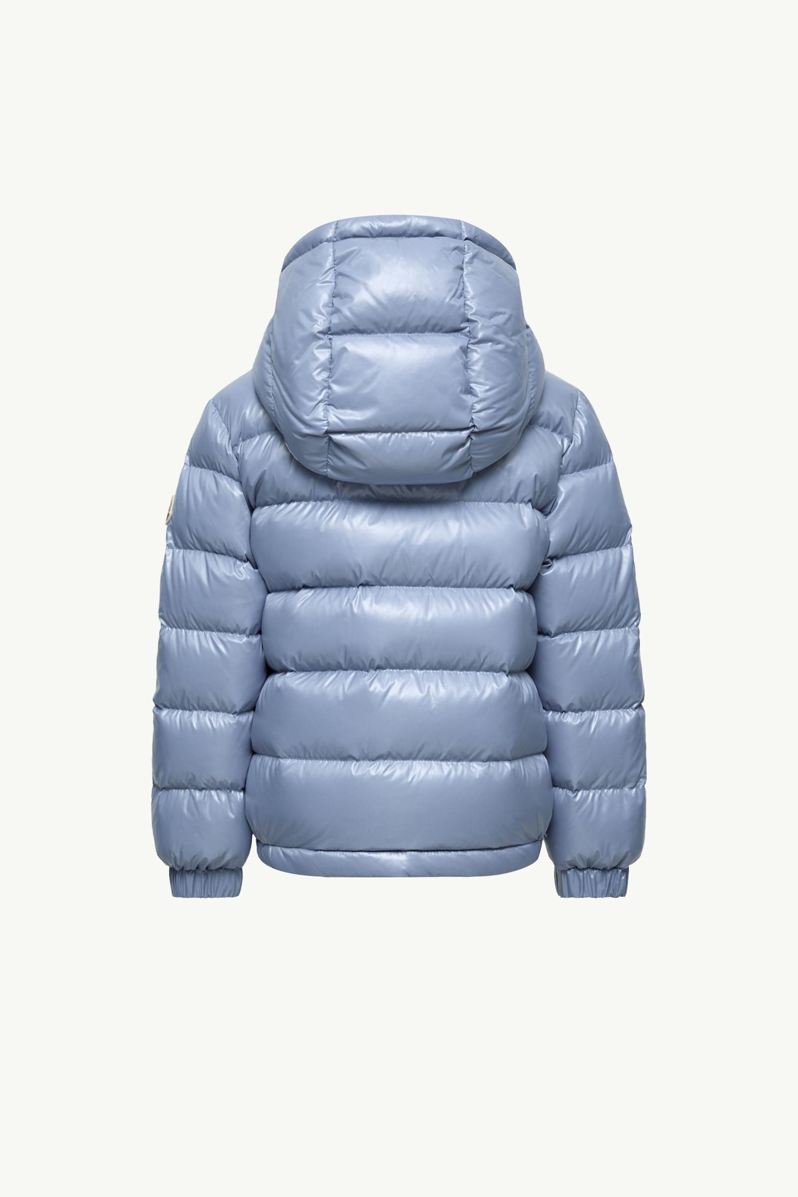 淺藍色New Aubert連帽羽絨外套- 羽絨外套和背心for 兒童| Moncler SG