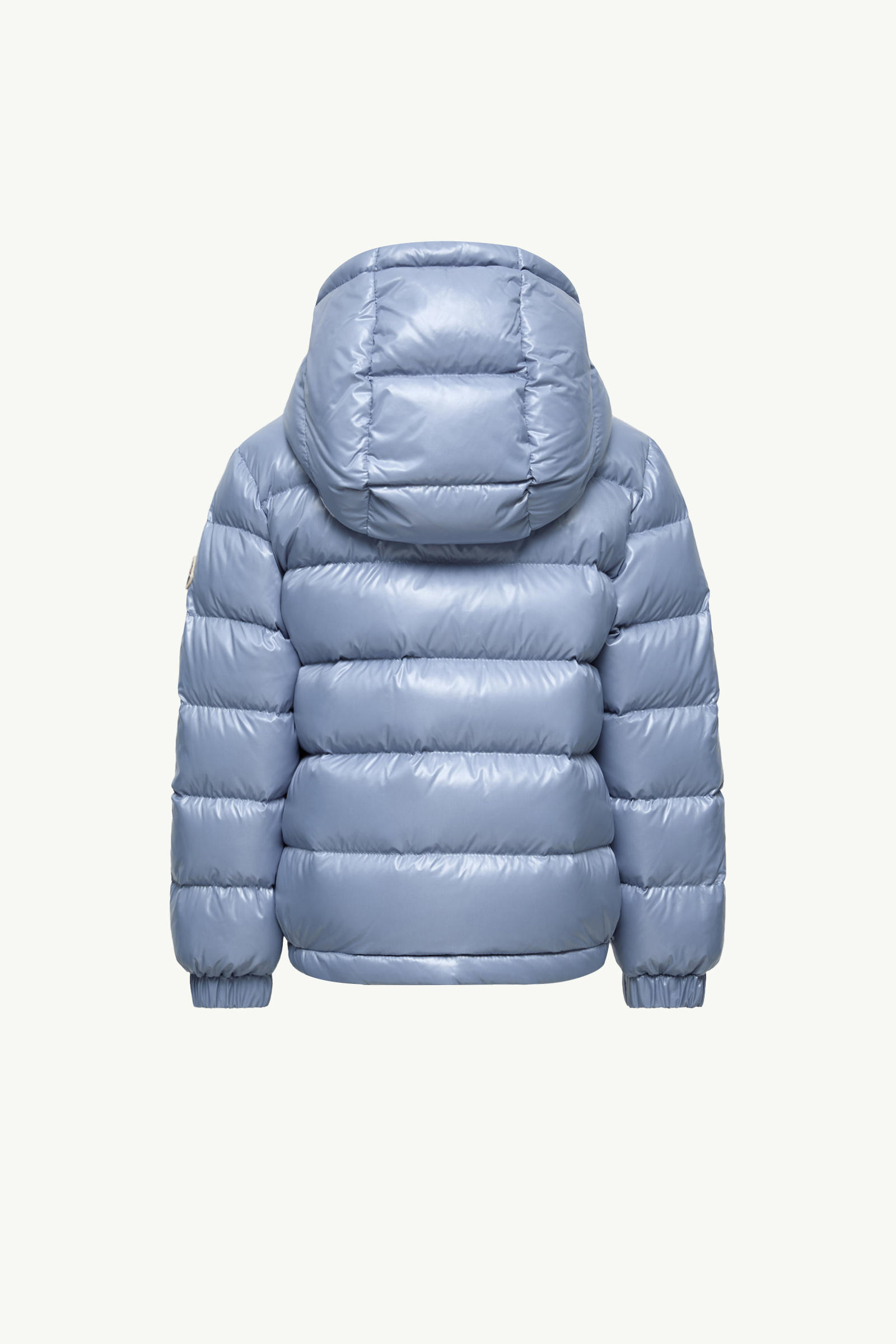 New Aubert Hooded Down Jacket Boy Light Blue Moncler 3