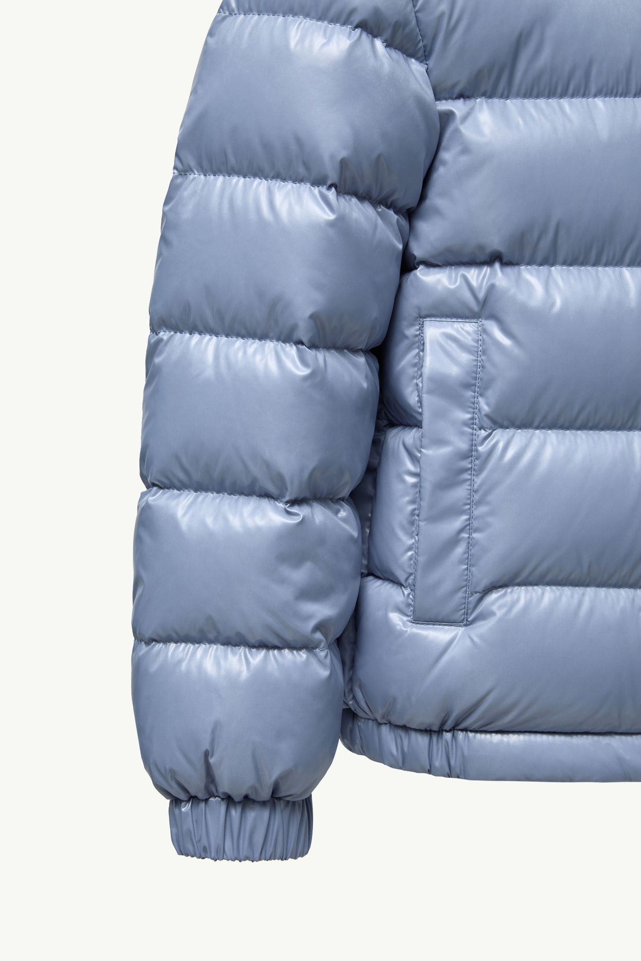 New Aubert連帽羽絨外套 男童 淺藍色 Moncler 4