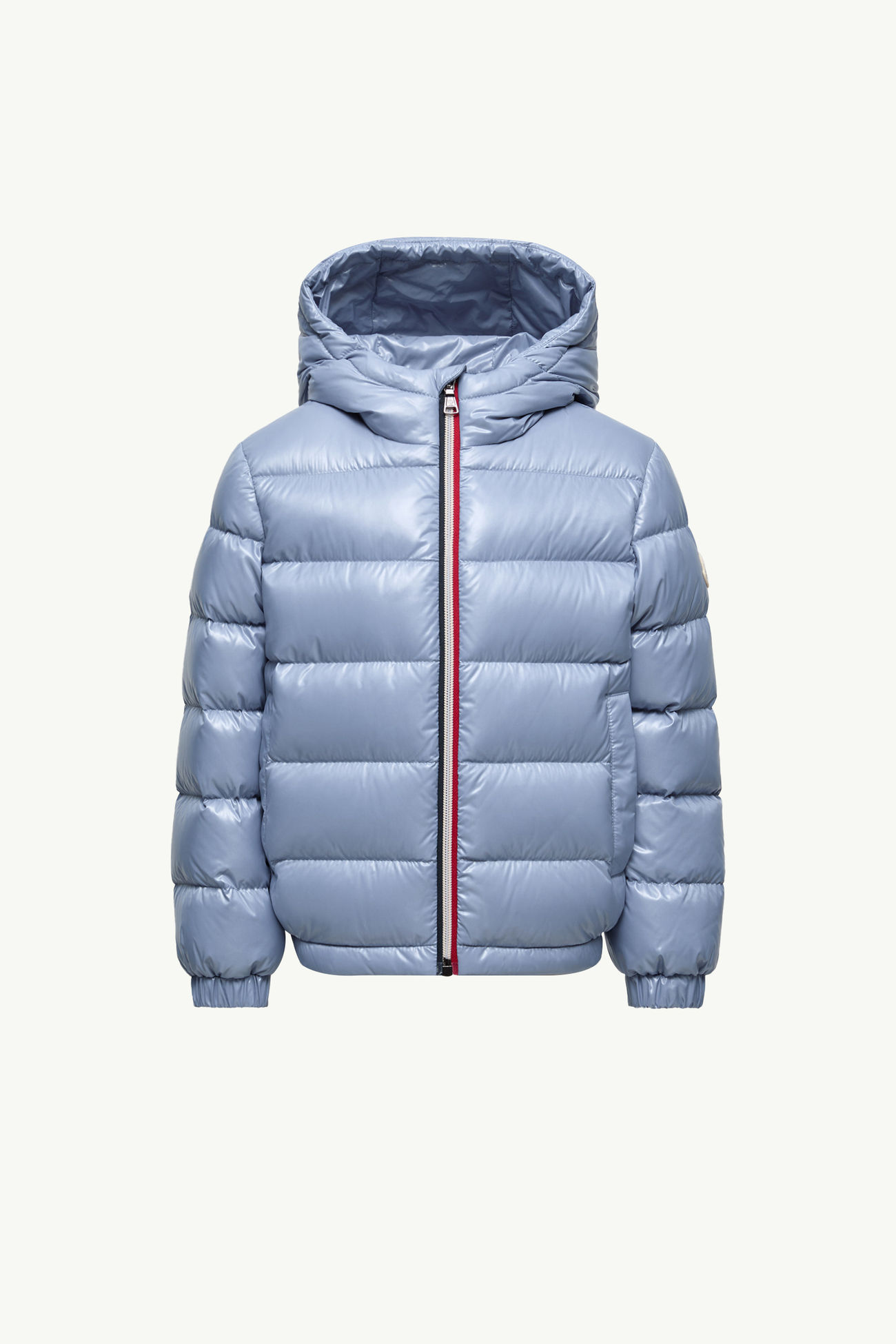 New Aubert連帽羽絨外套 男童 淺藍色 Moncler 0