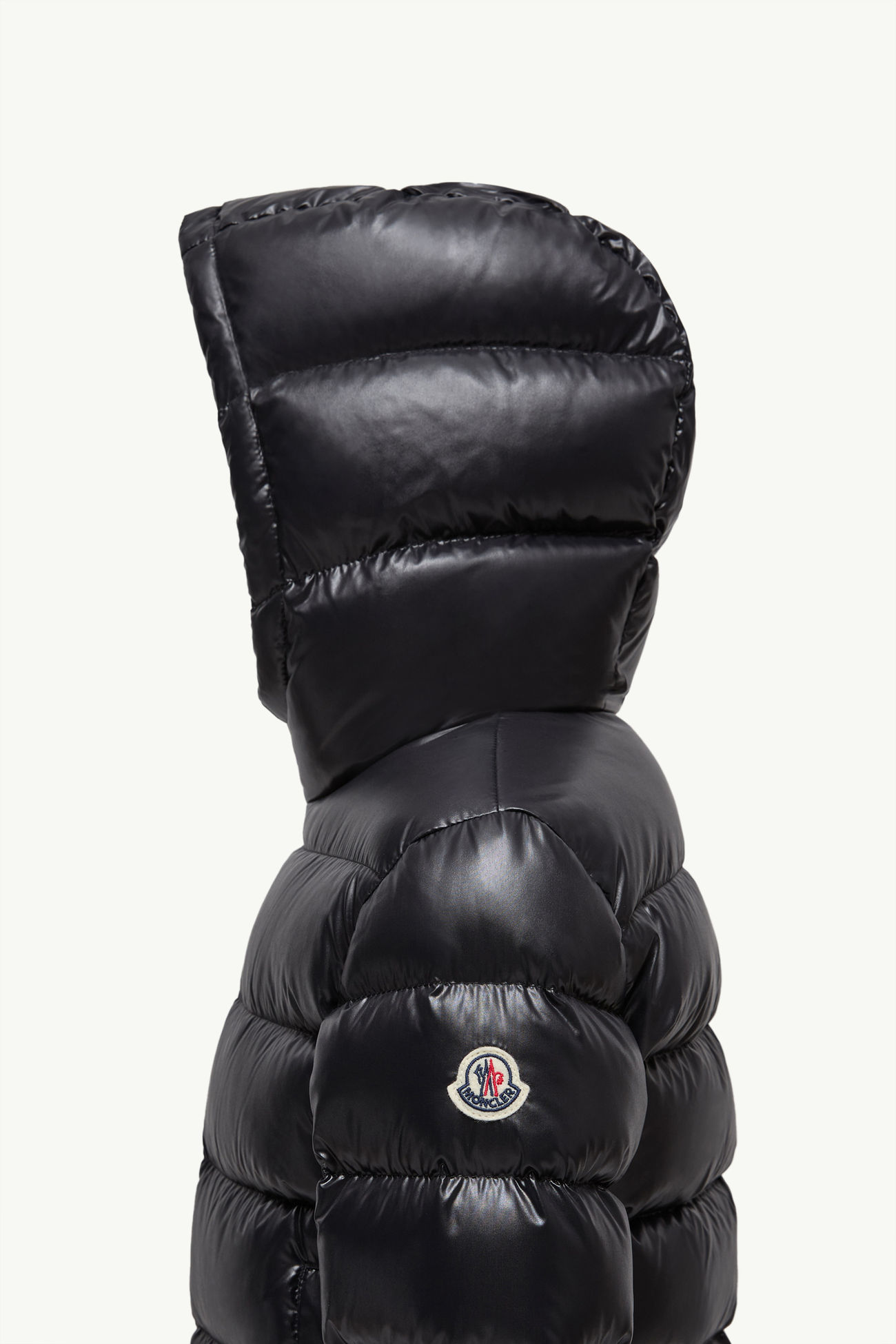 New Aubert 후드 다운 재킷 키즈 남아 블랙 Moncler 1
