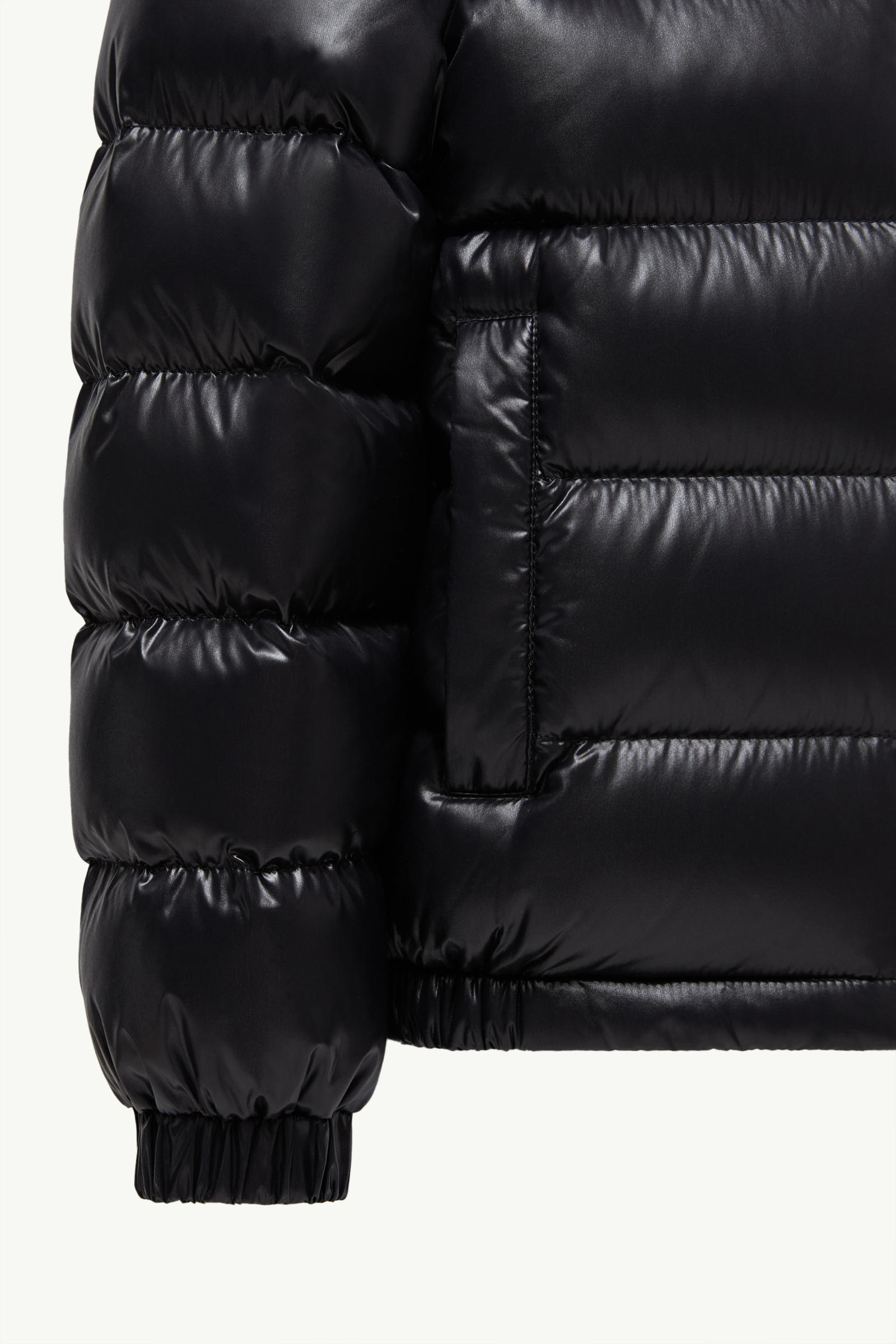 New Aubert Hooded Down Jacket Boy Black Moncler 3