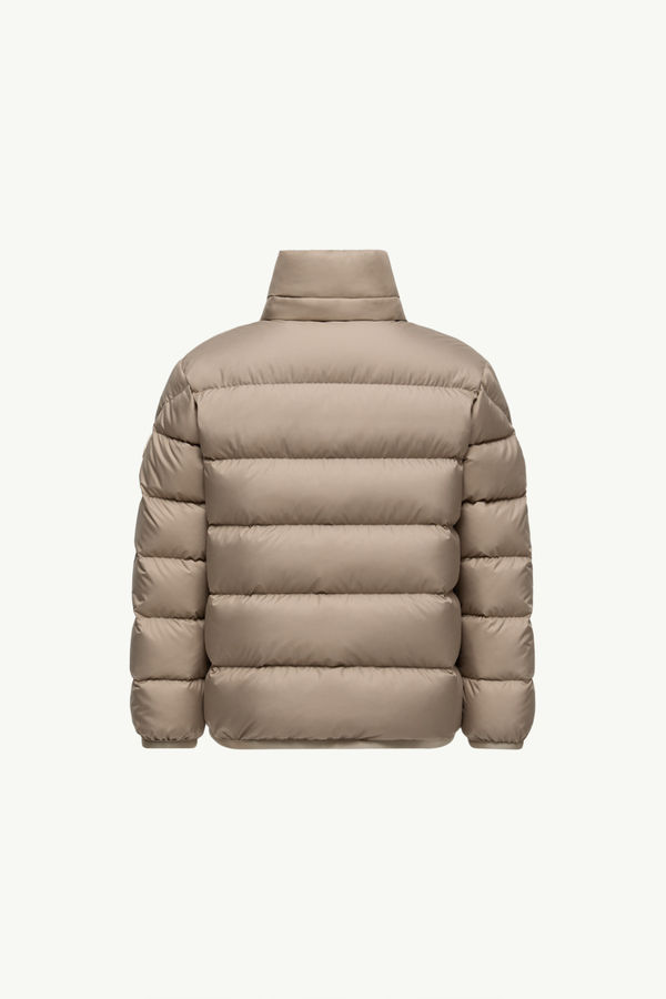 Bajan Hooded Down Jacket Boy Light Brown Moncler 2