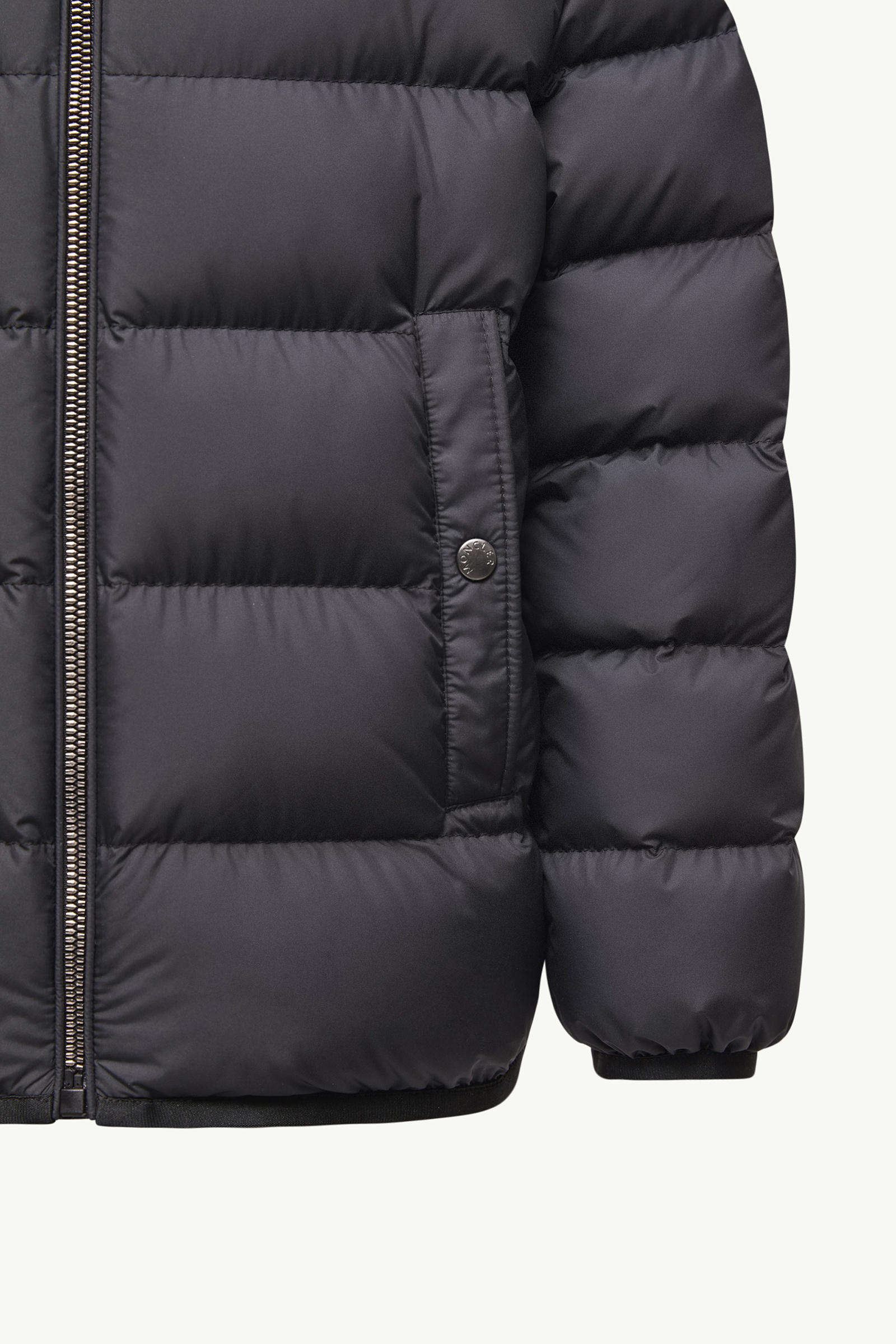 Bajan Down Jacket Boy Black Moncler 4