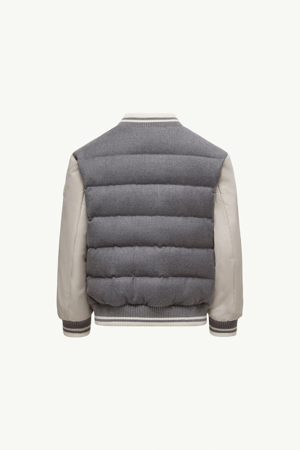 Alvaro羊毛羽絨短外套 男童 灰色 Moncler 3