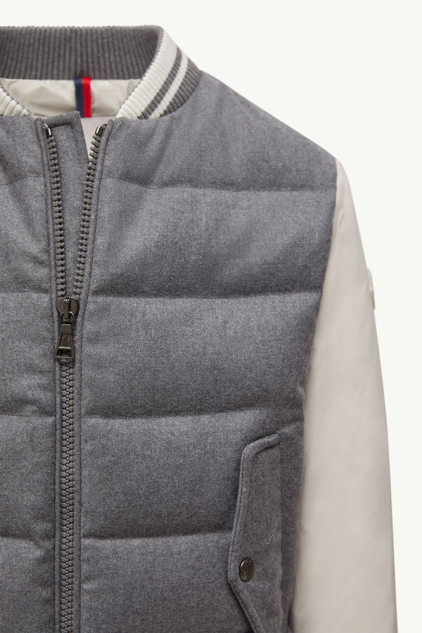 Alvaro羊毛羽絨短外套 男童 灰色 Moncler 4