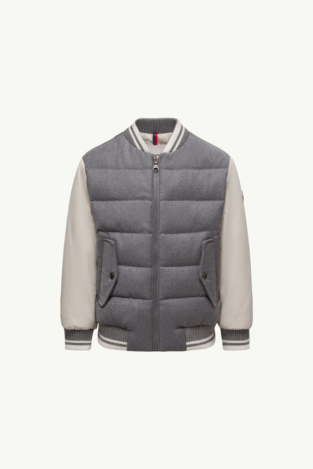 Plumífero cazadora de lana Alvaro Niño Gris Moncler 0