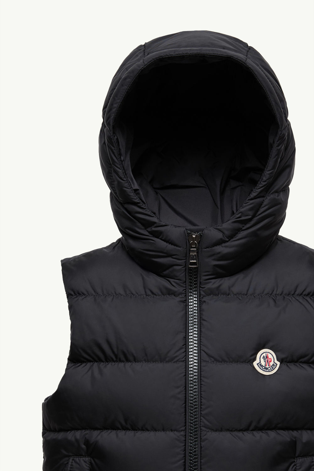 Fudo Hooded Down Gilet Boy Black Moncler 1