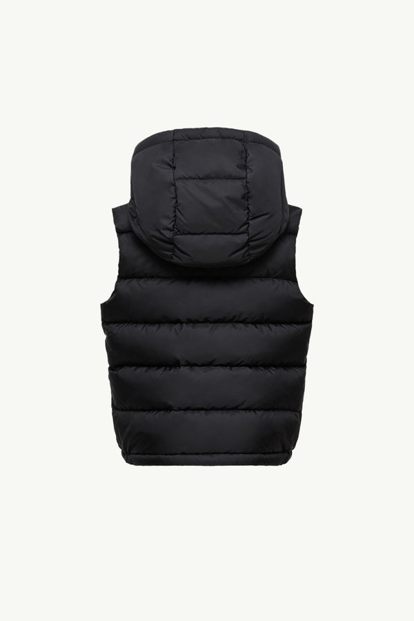 Fudo Hooded Down Gilet Boy Black Moncler 2