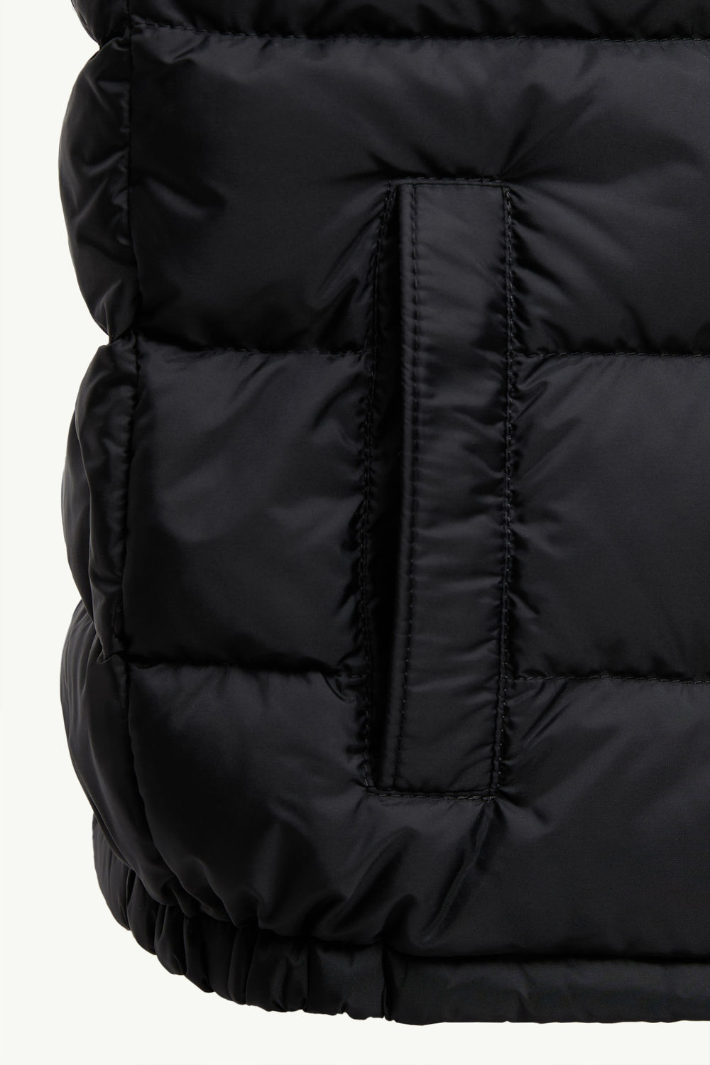Fudo Hooded Down Gilet Boy Black Moncler 3