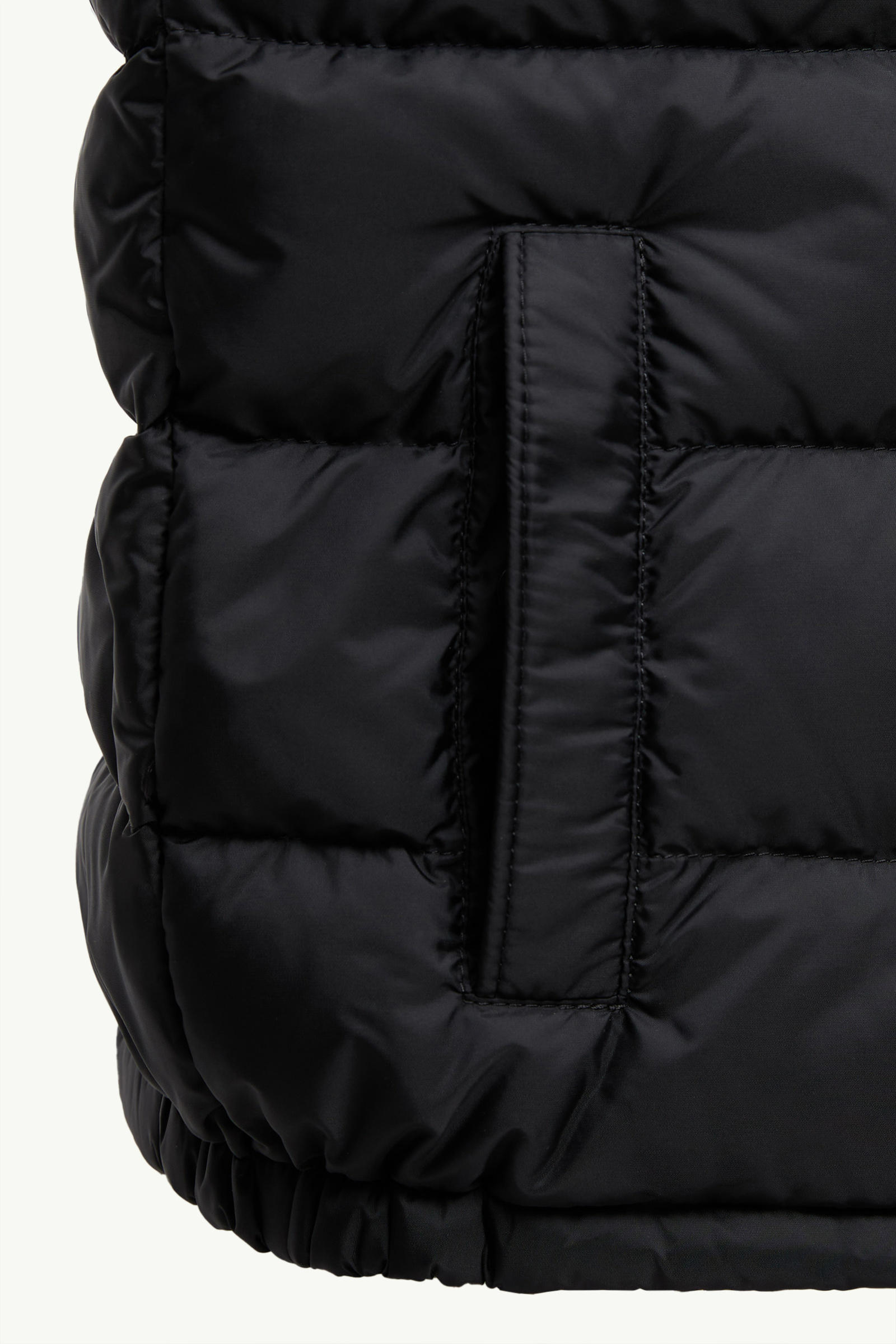 Fudo Hooded Down Gilet Boy Black Moncler 3
