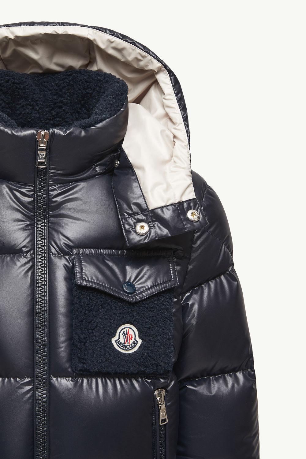 Doudoune à capuche Yule Garçon Bleu Nuit Moncler 4