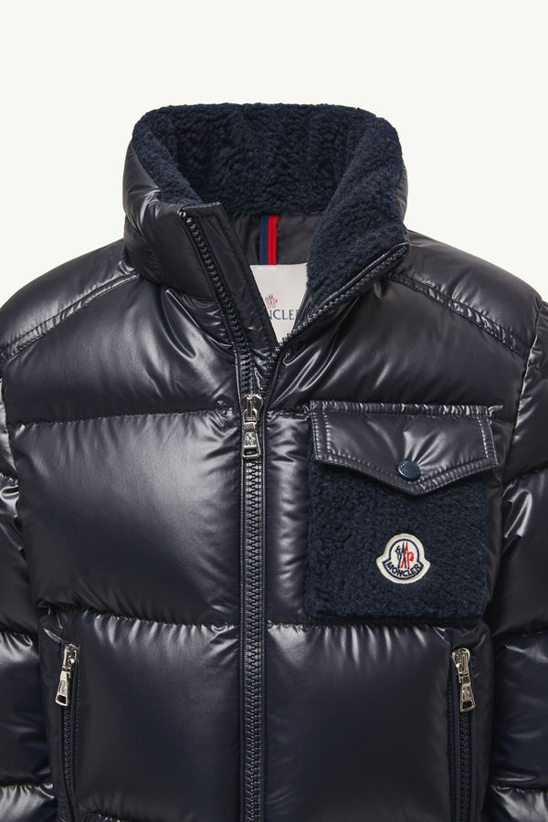Yule Daunenjacke mit Kapuze Jungen Nachtblau Moncler 5