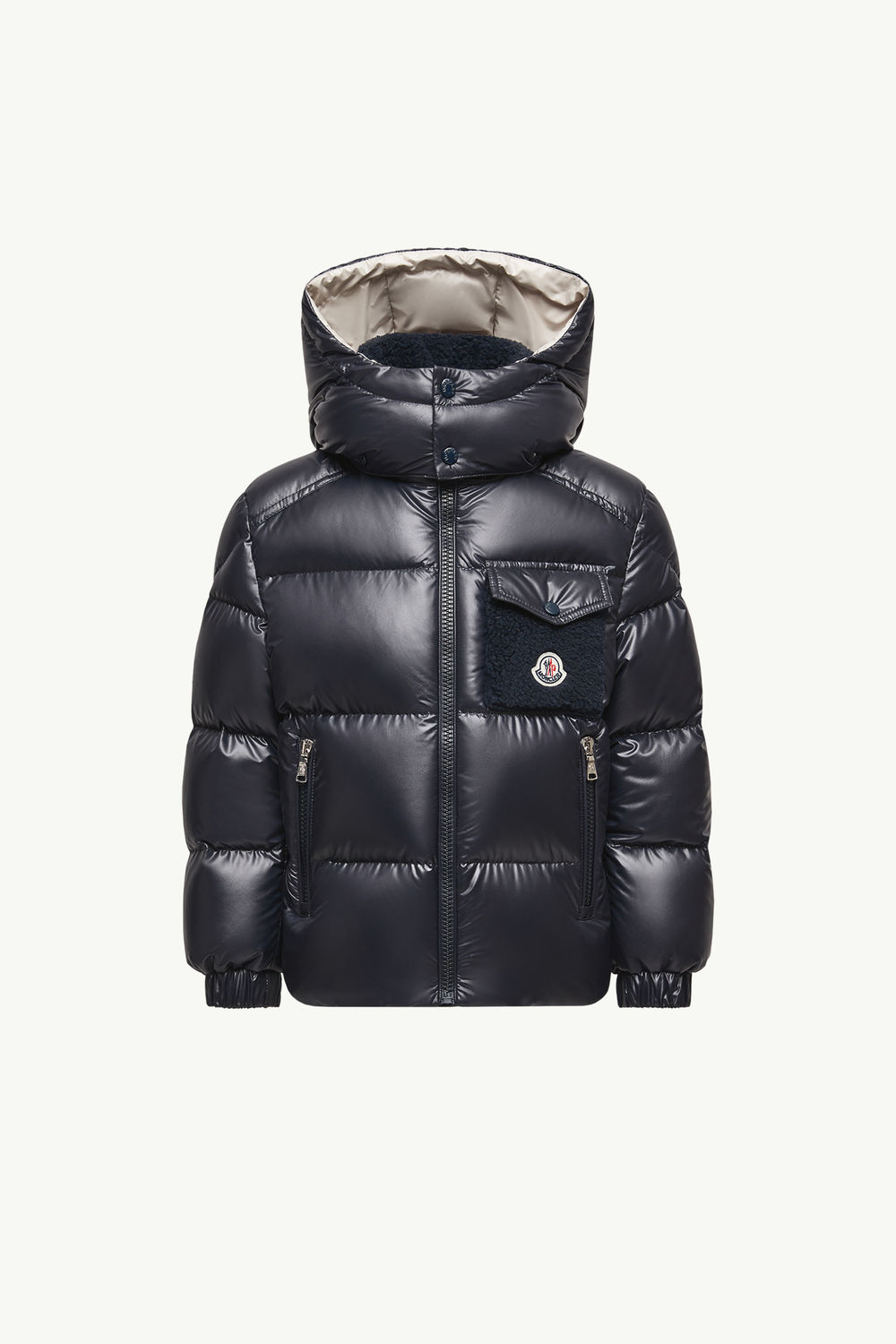 Doudoune à capuche Yule Garçon Bleu Nuit Moncler 0