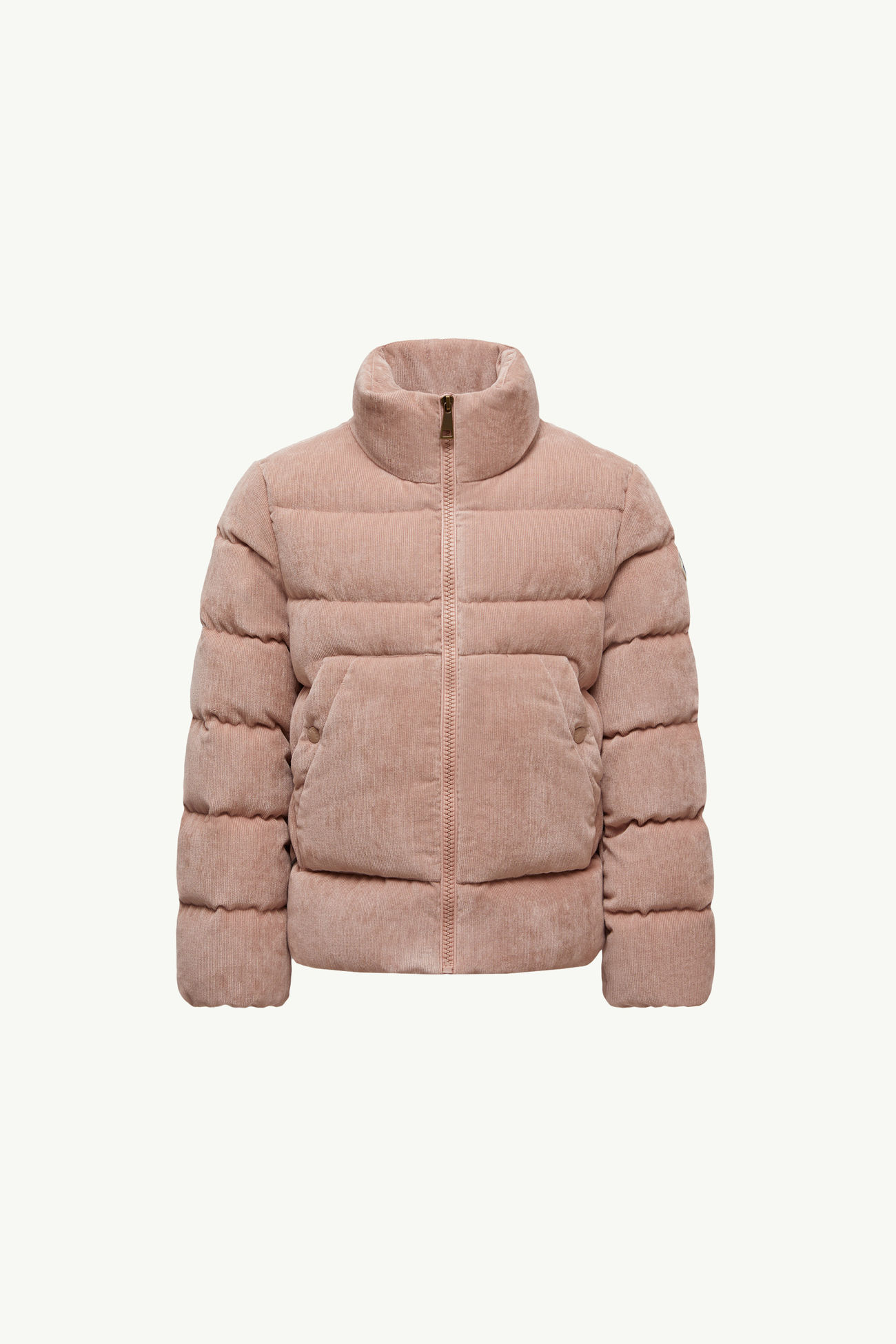 Piumino Marth in velluto a costine Bambina Rosa Moncler 0