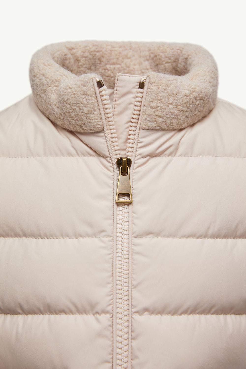 Blessing羽絨外套 女童 淺米色 Moncler 4