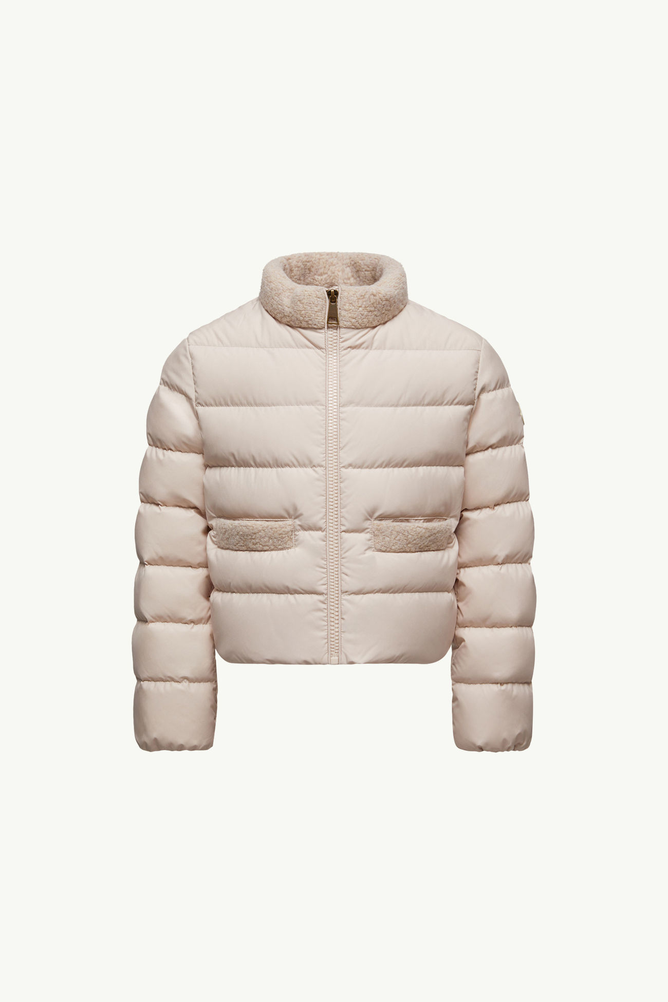 Piumino Blessing Bambina Beige Chiaro Moncler 0