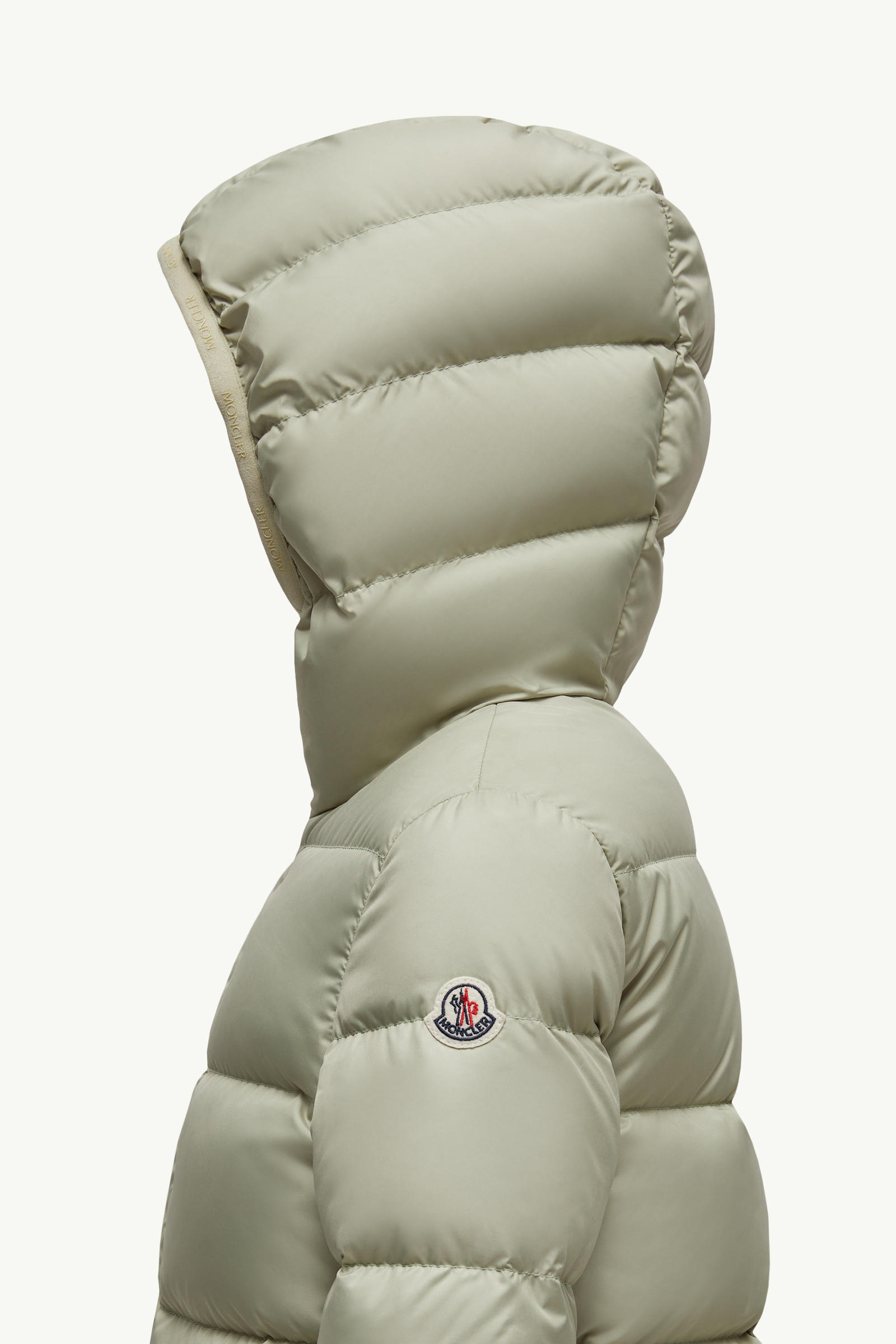 Beulah Hooded Down Jacket Girl Light Green Moncler 2