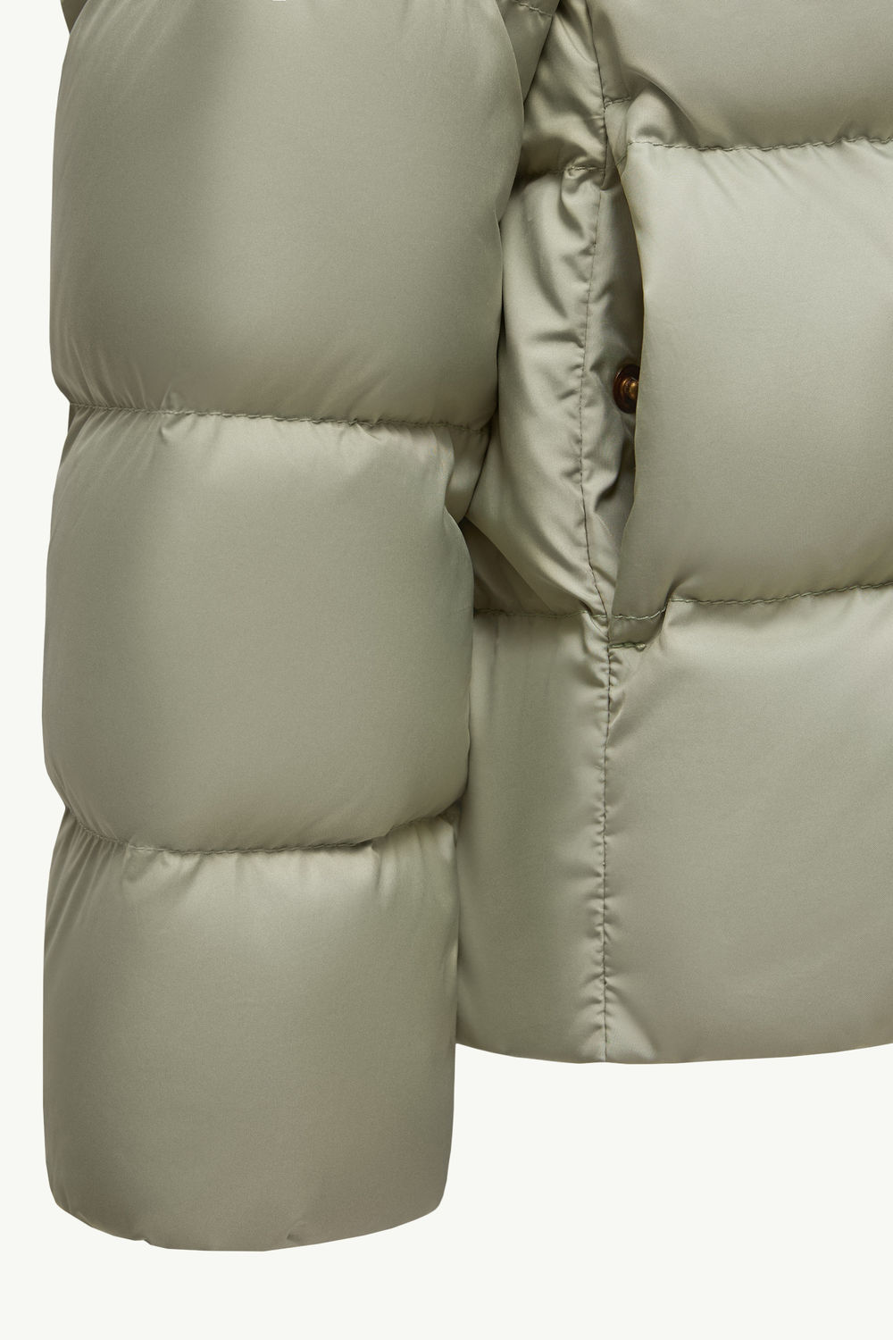 Beulah Hooded Down Jacket Girl Light Green Moncler 5