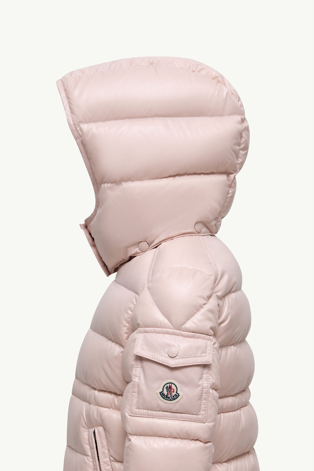 Maire Hooded Down Jacket Girl Light Pink Moncler 1