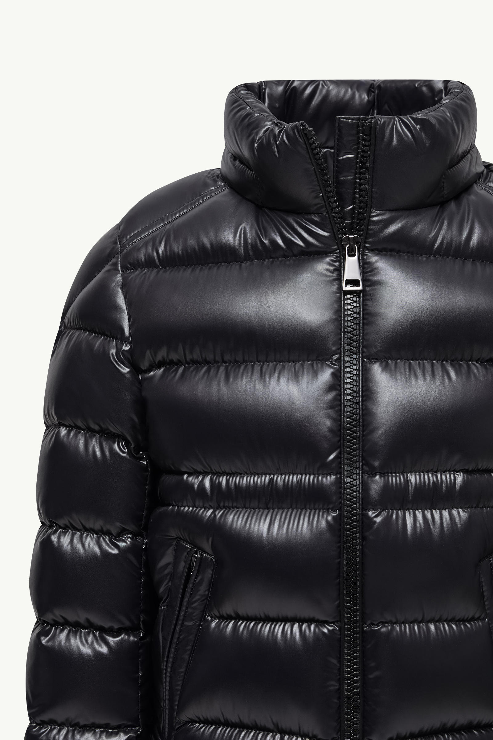 Maire Hooded Down Jacket Girl Black Moncler 4