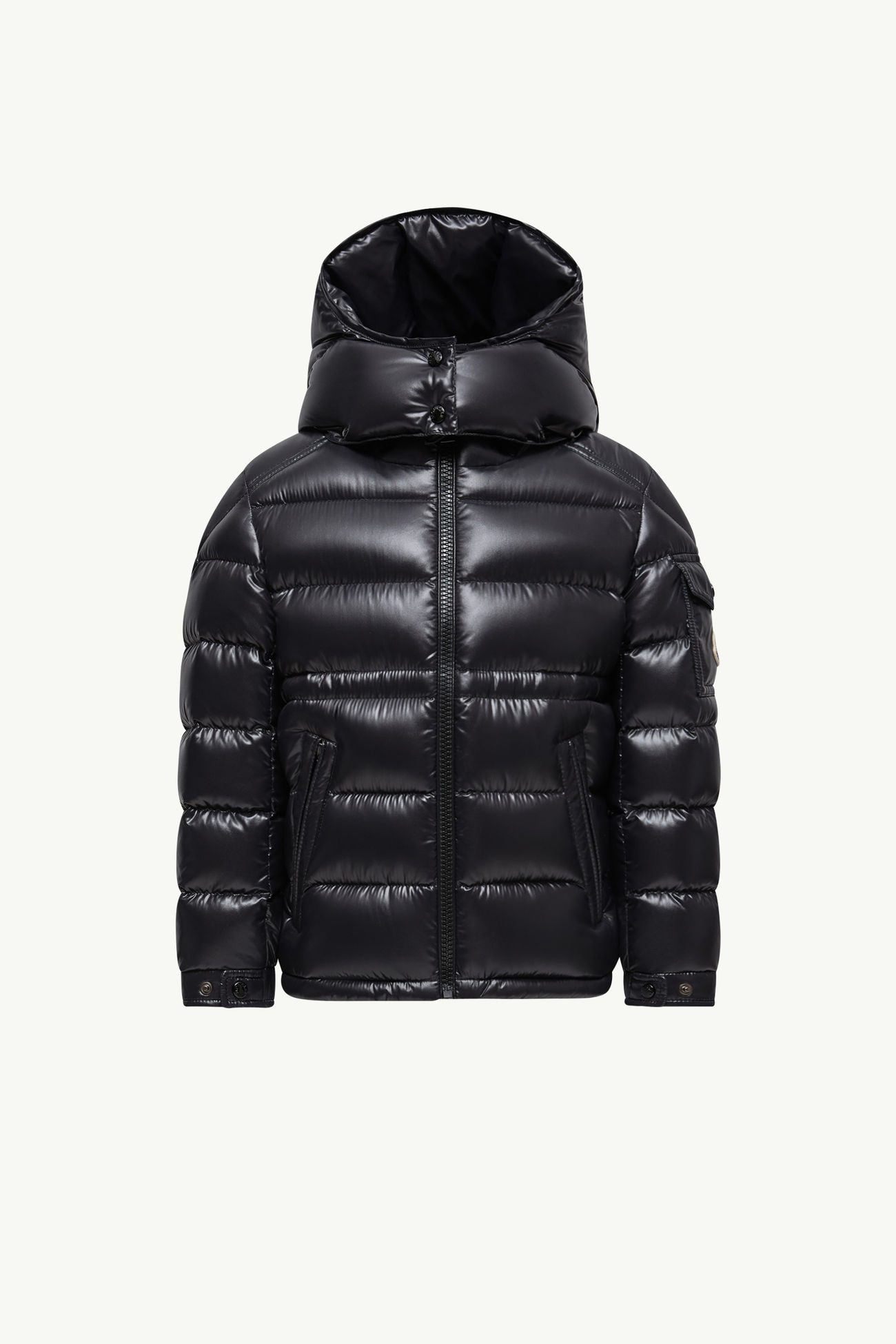 Plumífero con capucha Maire Niña Negro Moncler 0