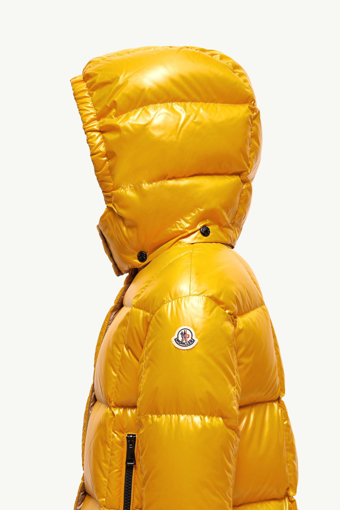 Parana Daunenjacke mit Kapuze Mädchen Gelb Moncler 1