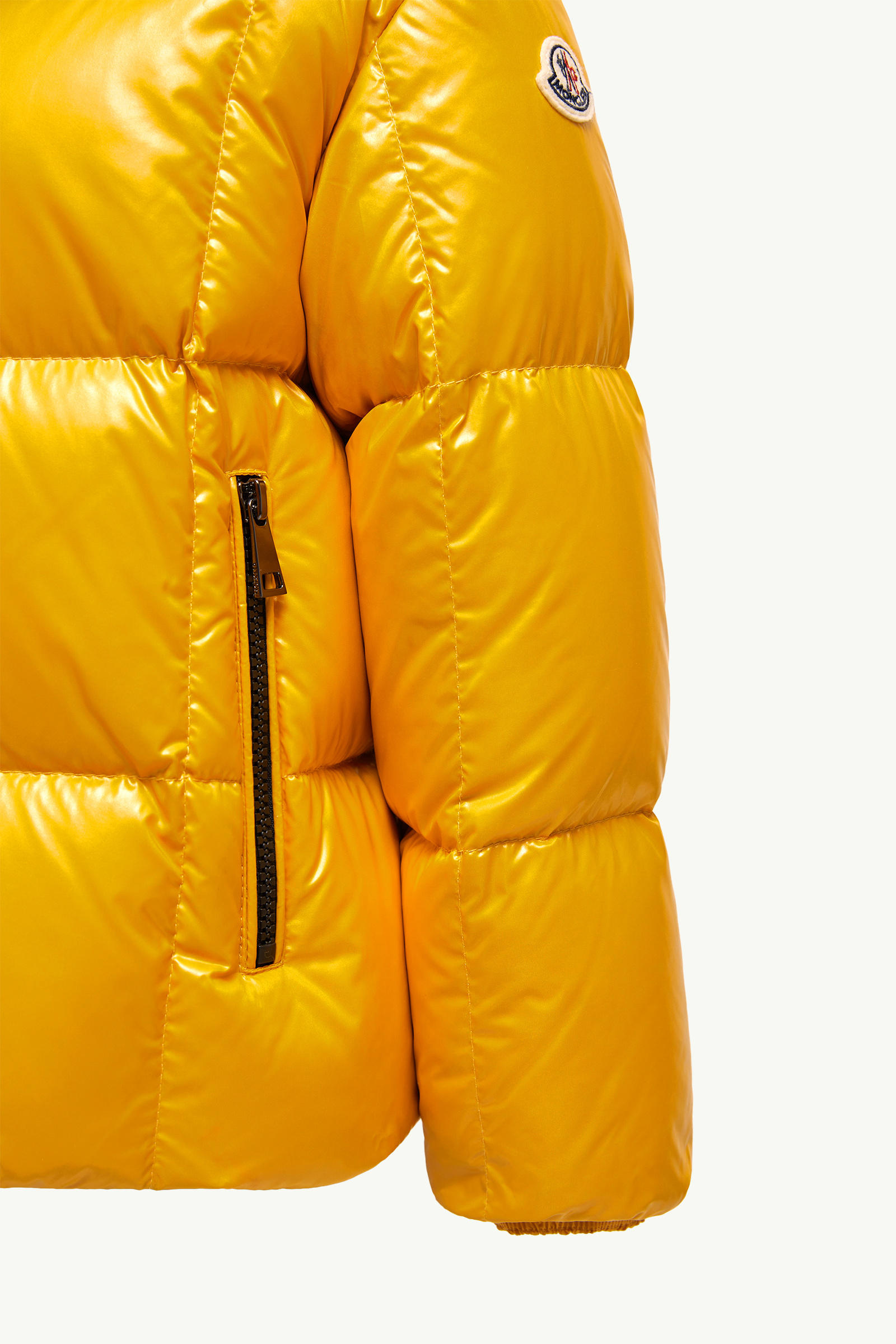 Doudoune à capuche Parana Fille Jaune Moncler 3