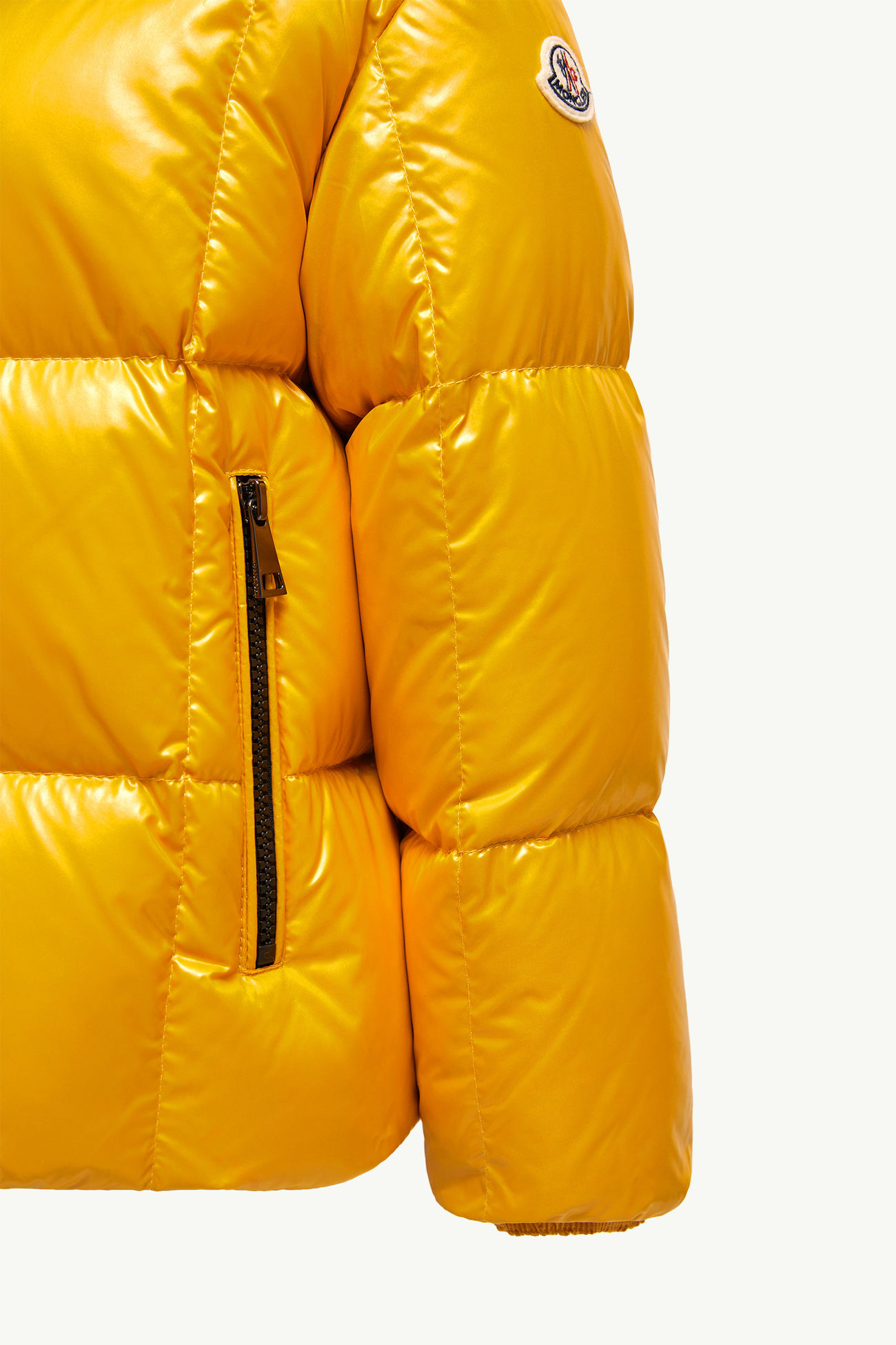 Parana Daunenjacke mit Kapuze Mädchen Gelb Moncler 3