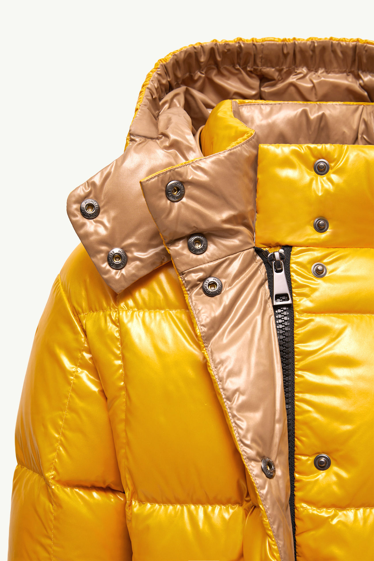 Parana Daunenjacke mit Kapuze Mädchen Gelb Moncler 4