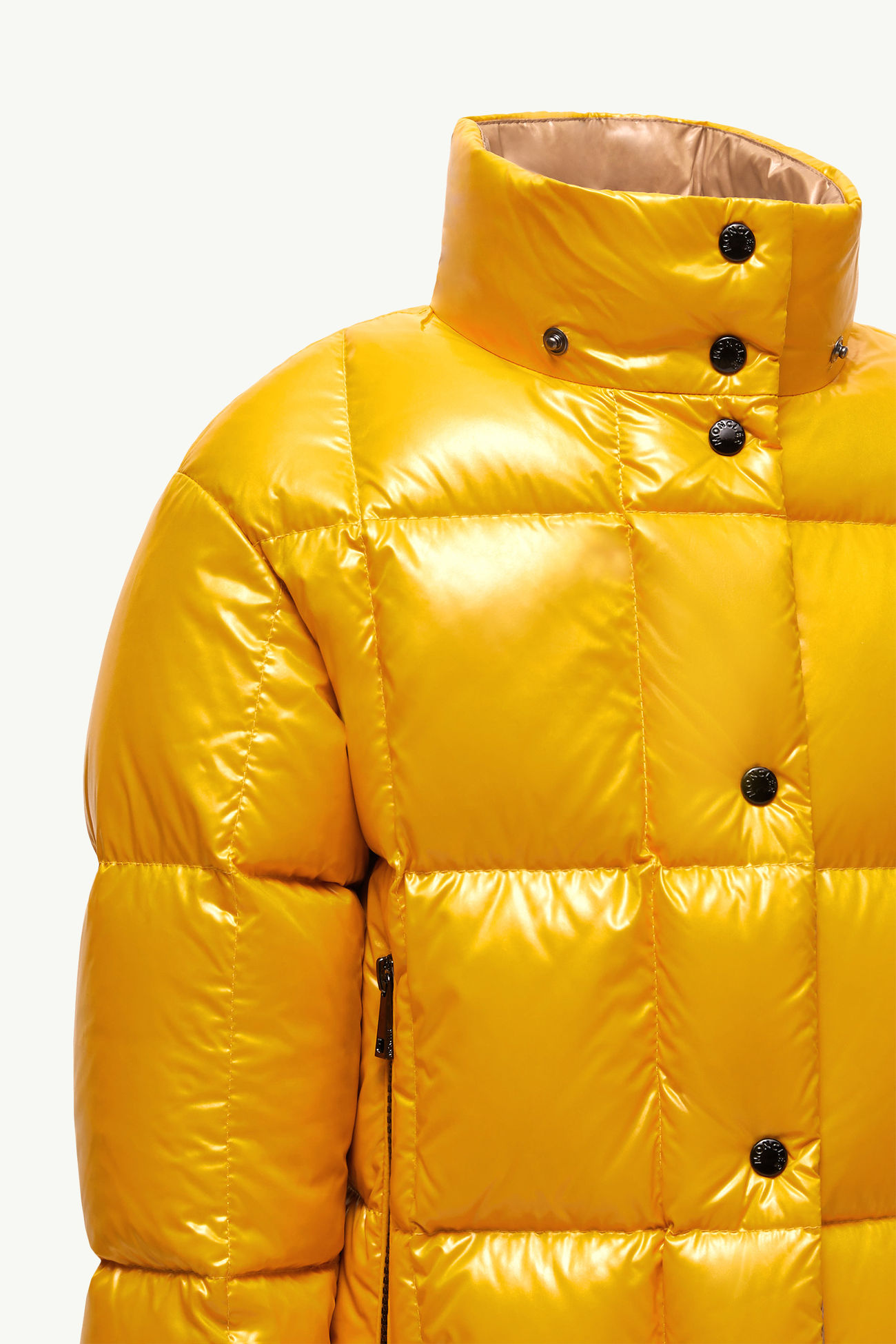 Parana Daunenjacke mit Kapuze Mädchen Gelb Moncler 5